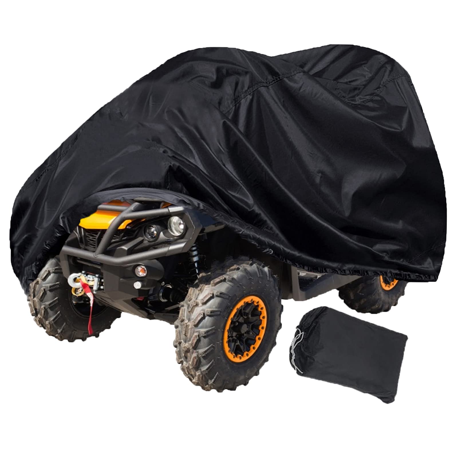 Indeed Buy Atv Cover With Buckle Waterproof, 420D Heavy Duty Ripstop Protects 4 Wheeler From Snow Rain Sun,Outdoor Storage Quad Cover For Polaris Sportsman Yamaha Honda Kawasaki 102'' X44'' X 48''
