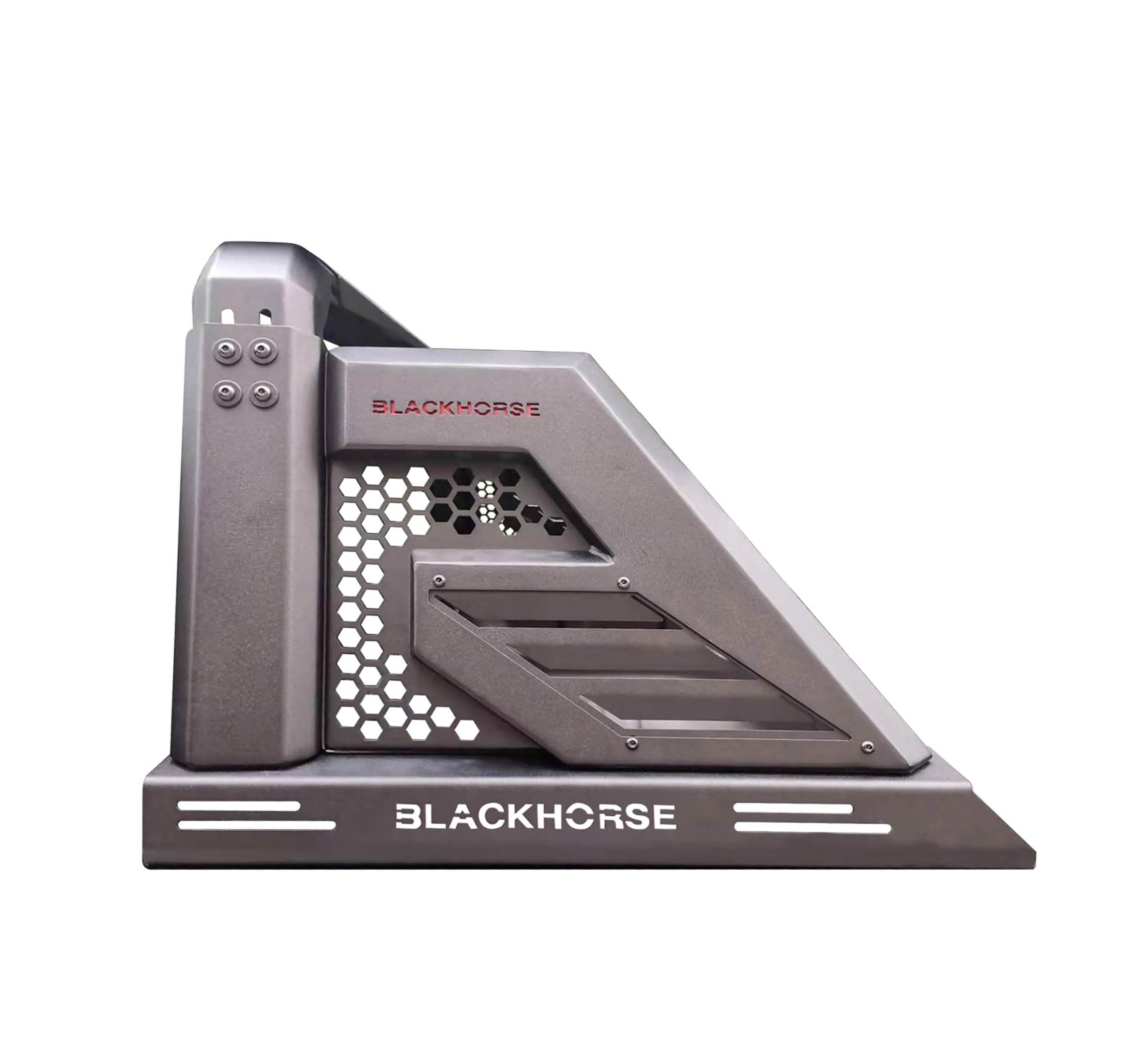 Black Horse Off Road Armour Ii Roll Bar Black Compatible With 2014-2022 Chevrolet Silverado 1500|2014-2022 Gmc Sierra 1500|2015-2022 Ford F-150|2015-2022 Ram 1500|2007-2022 Toyota Tundra-Ar2-01B