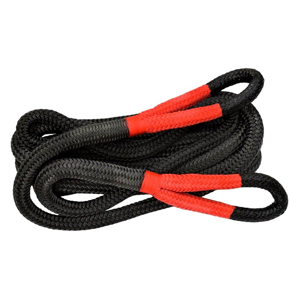 Overland Vehicle Systems Brute Kinetic Recovery Rope With 30% Stretch Storage Bag (1' Thick - 30 Ft. Long)