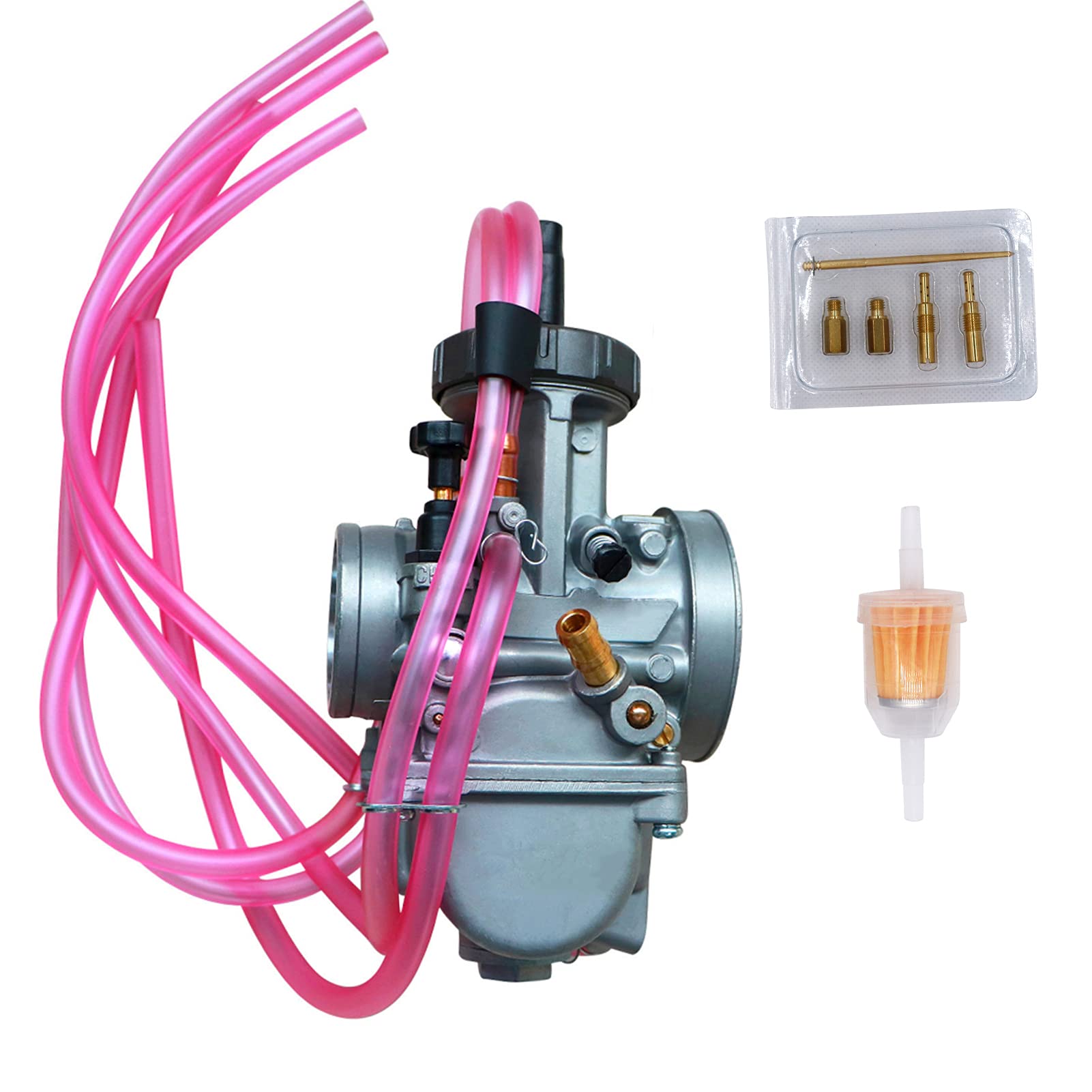 Motorcarb Air Striker Carburetor For Keihin Pwk 38Mm For Yamaha Yz250 Suzuki Rm125 Rm250 Honda Cr250 Cr500 Kawasaki Kx125 Kx250 Carb