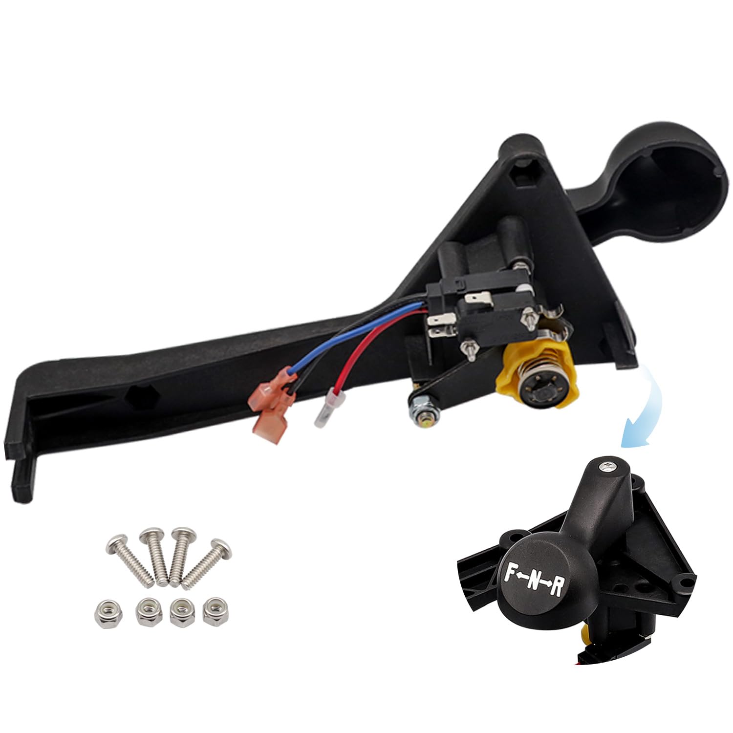 Cartclan Club Car F&R Shifter Assembly Kit For 1992-Up Ds Gas Golf Cart Oem #1016947 8248 8233