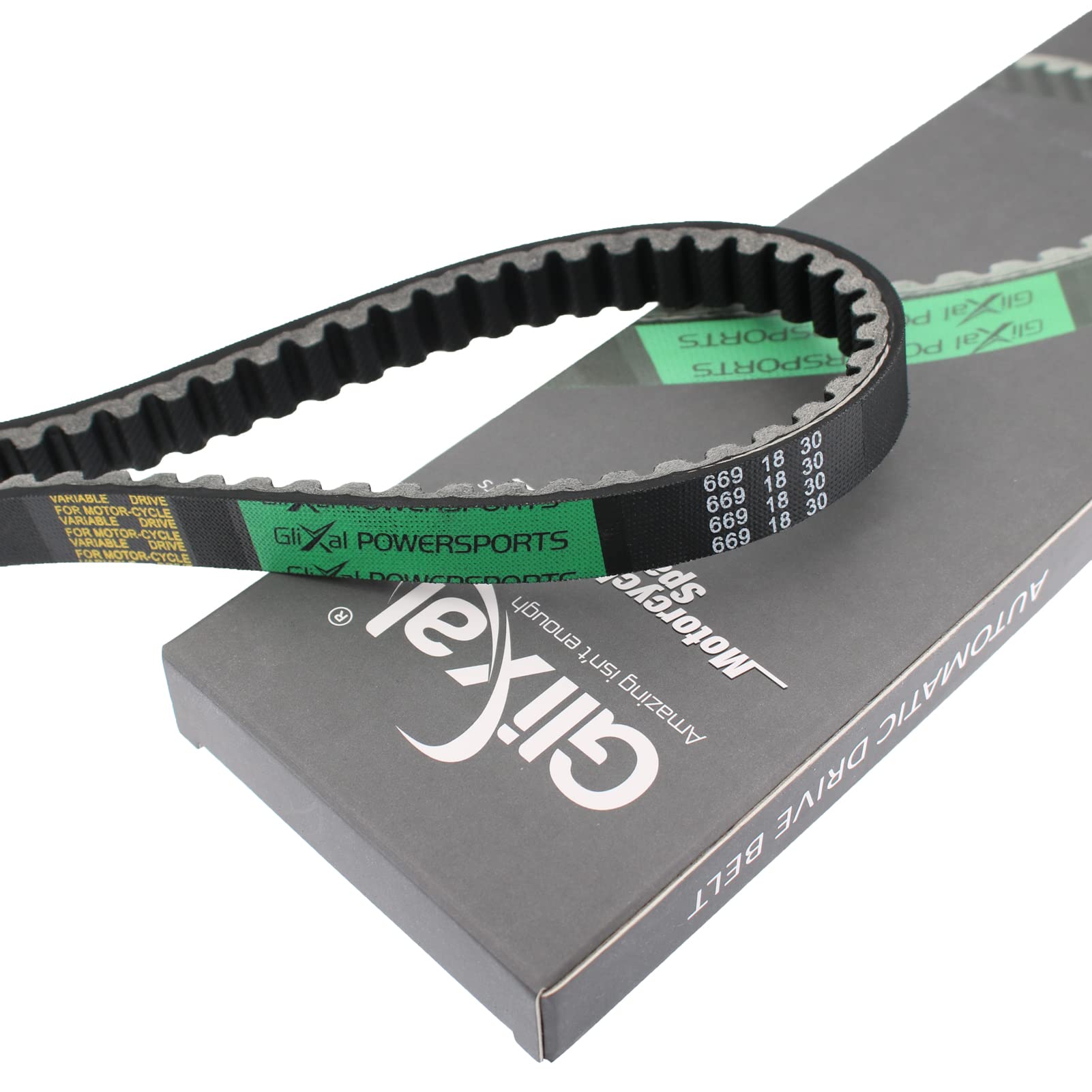 Glixal Atks-032 139Qmb Reinforced 669-18-30 Racing Cvt Drive Belt Gy6 49Cc 50Cc Roketa Baja Tank Jmstar Taotao Jonway Scooter Moped Atv