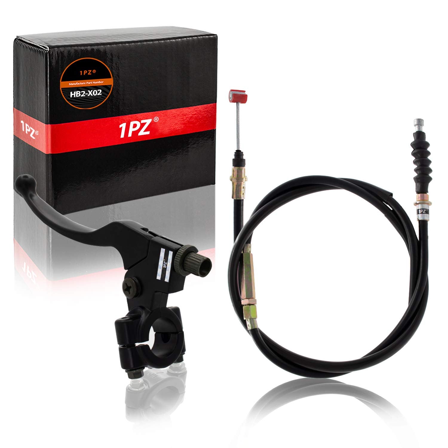 1Pz Hb2-X02 7/8'' Handlebar Left Clutch Lever Clutch Cable Adjuster Replacement For Ssr 50Cc 70Cc 90Cc 110Cc 125Cc 150Cc Apollo Rfz Dbx18 Taotao Db17 Db27 Coolster M-125 Baja Chinese Pit Dirt Bike