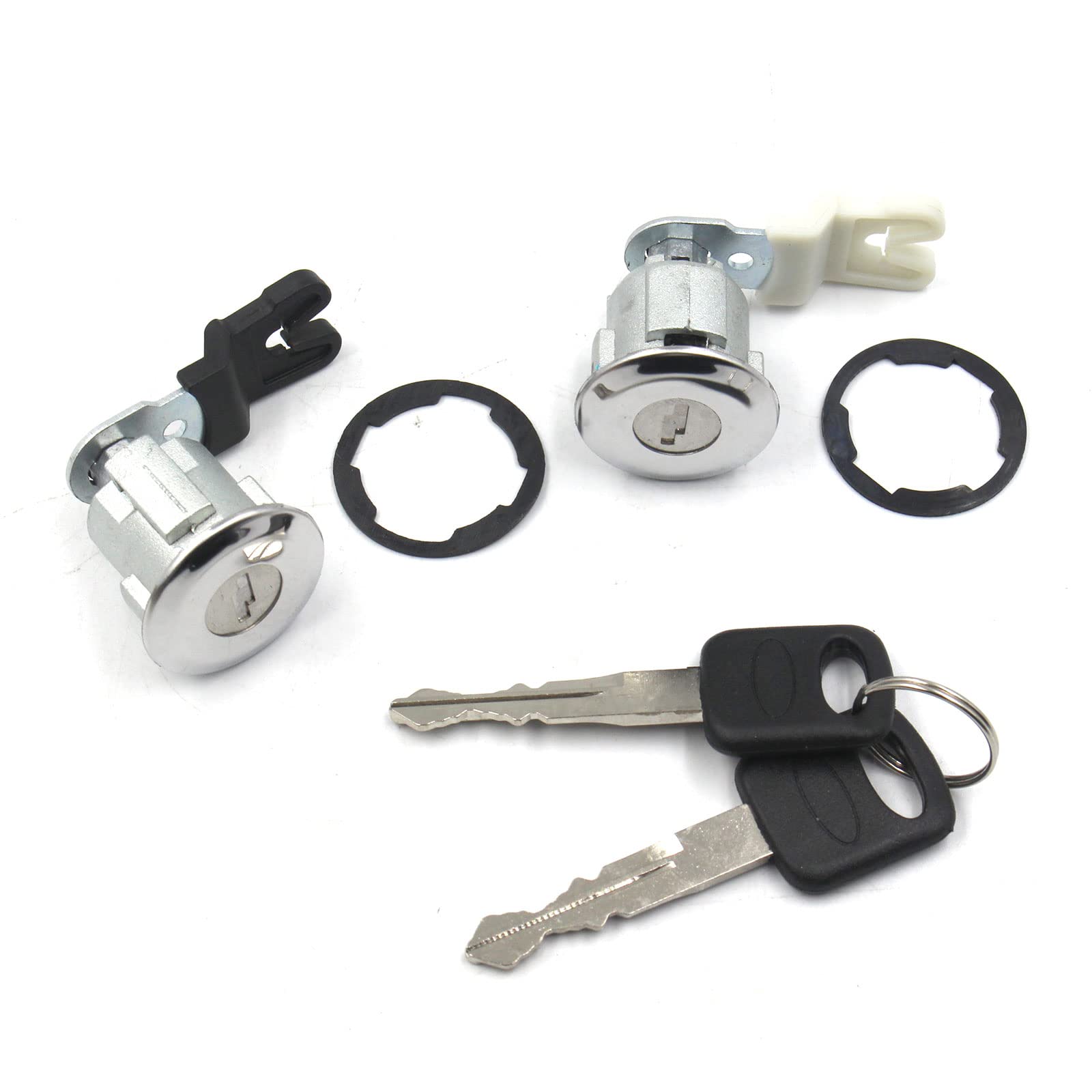 Door Lock Cylinder With Key Set Compatible With Ford E150 E250 E350 Econoline Van F150 F250 F350 Explorer Ranger