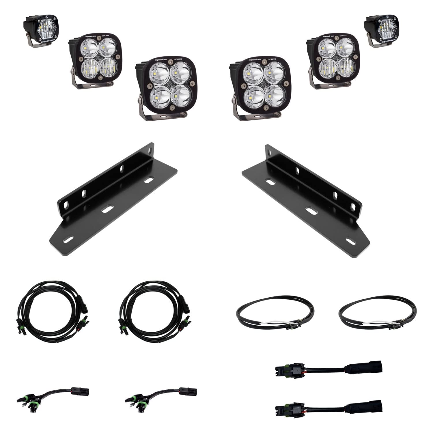 Baja Design Squadron Sport/S1 Fog Pocket Kit - (Multi-Pattern; Clear)