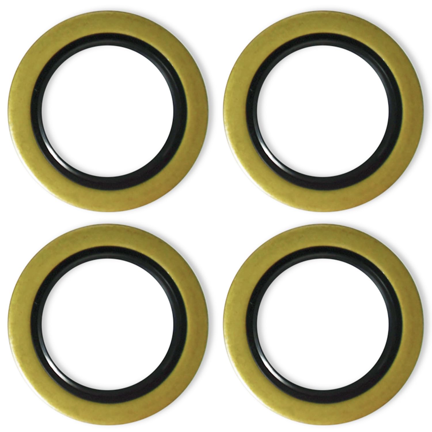 Jadode 4 Pack Double Lip Grease Seals 2.250''I.D X 3.376''O.D Replacement 010-036-00 (10-36) Or 22333Tb Spindle #42 Fits 5200-7000 Lbs Trailer Axle Hub Wheel Grease Seals