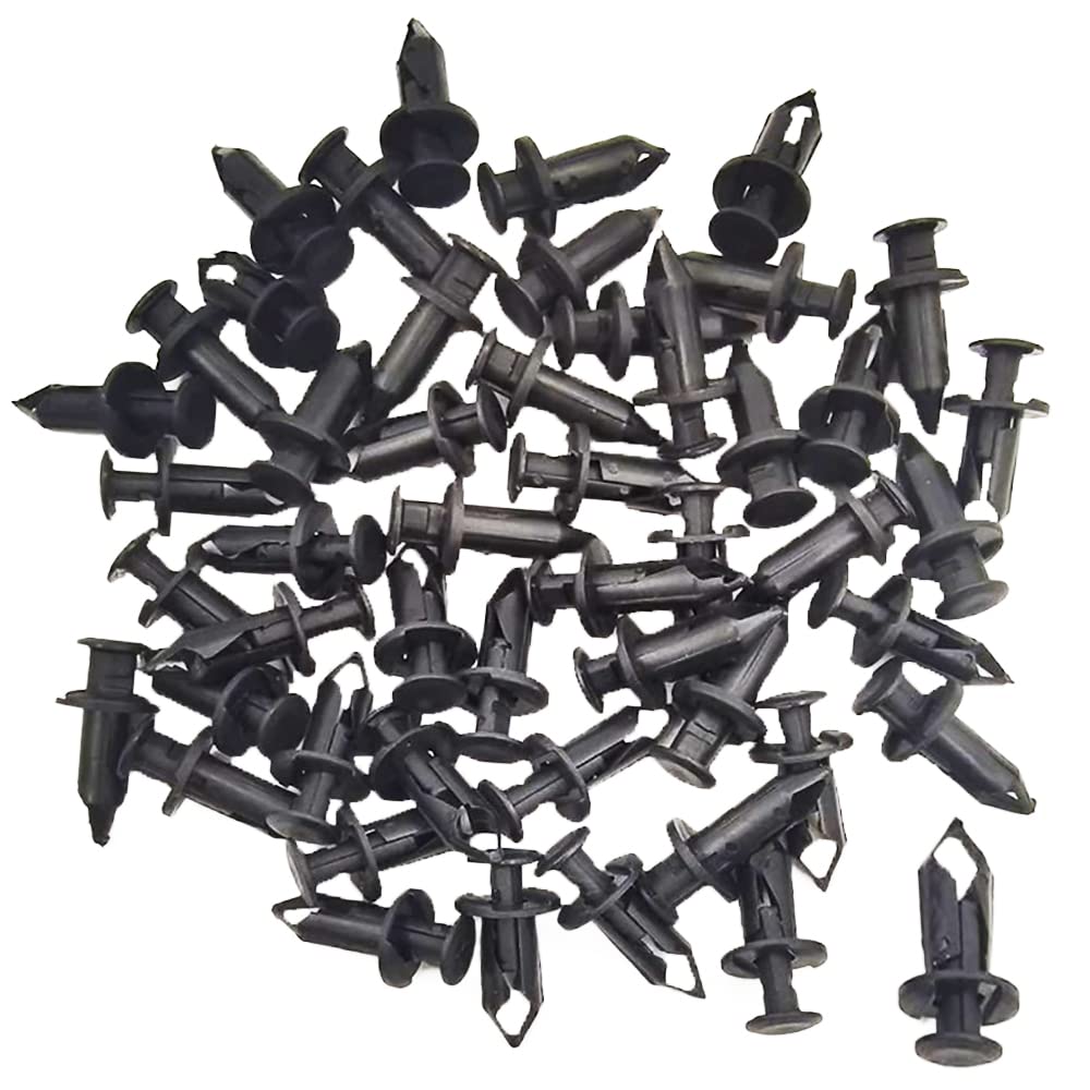 Dskoiph 50 Pcs Atv Fender Clips Replaces 90653-Hc4-900 Push Retainer Fasteners Fit For Honda Trx450/400/350/300 250/300/400Ex Suzuki