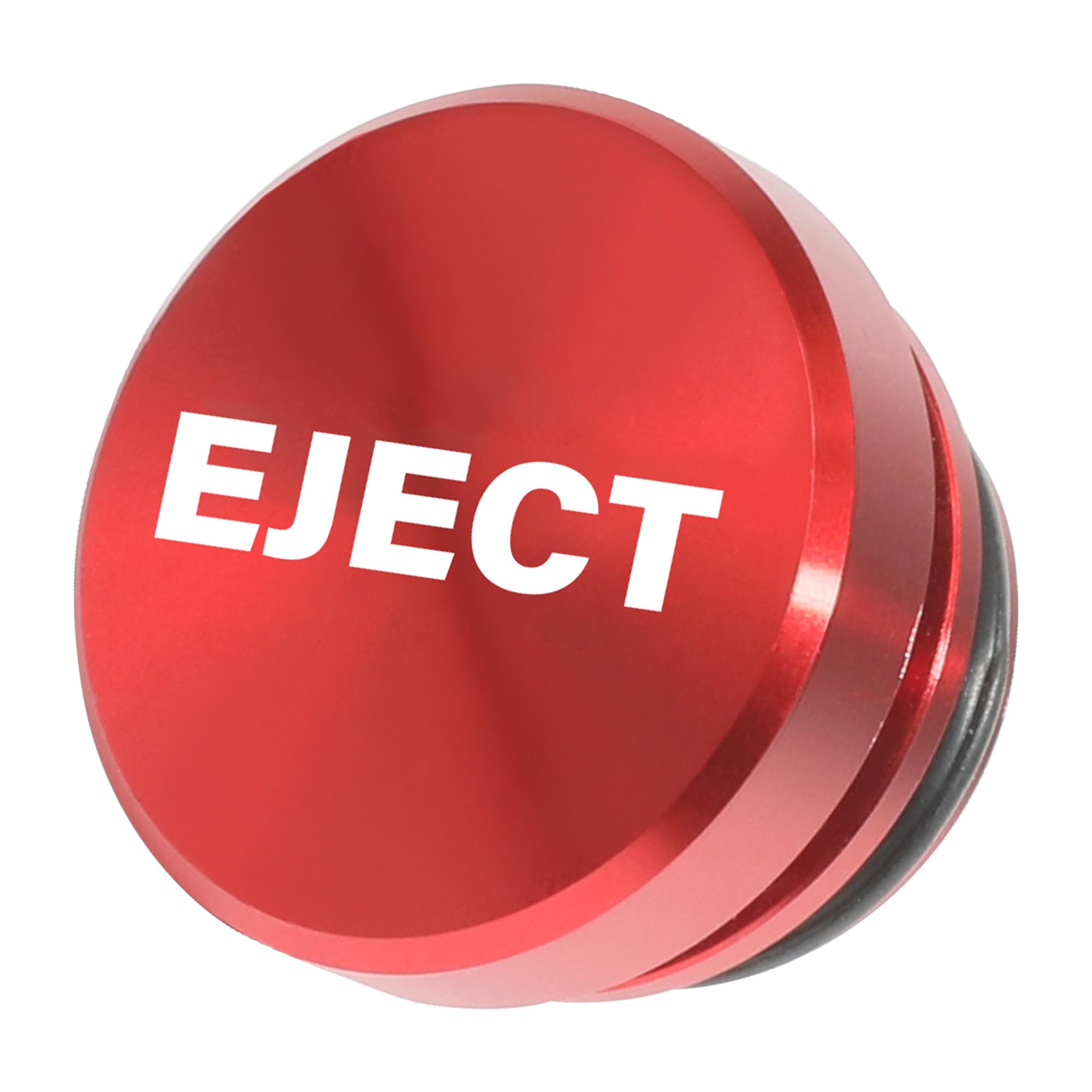 Bylikeho Cigarette Lighter Plug Cover,Aluminum Cigarette Lighter Plug Plug,Car Accessories Button Decorations Plug,Fits Most Automotive Vehicles Boats With Standard 12 Volt Power Source (Red/Eject)