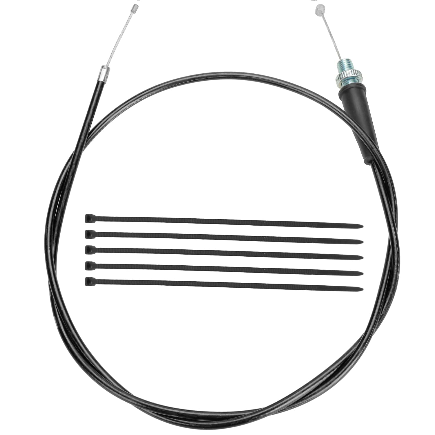 Yoxufa 35.43 Inch Throttle Cable For Ssr Baja Dirt Runner 50Cc 70Cc 90Cc 110Cc 125Cc Taotao Db14 Db17 Db27 Apollo Rfz Dbx18 Coolster M-125 X-Pro Syx Moto Roketa Chinese Pit Dirt Bike Atv Wheeler Parts