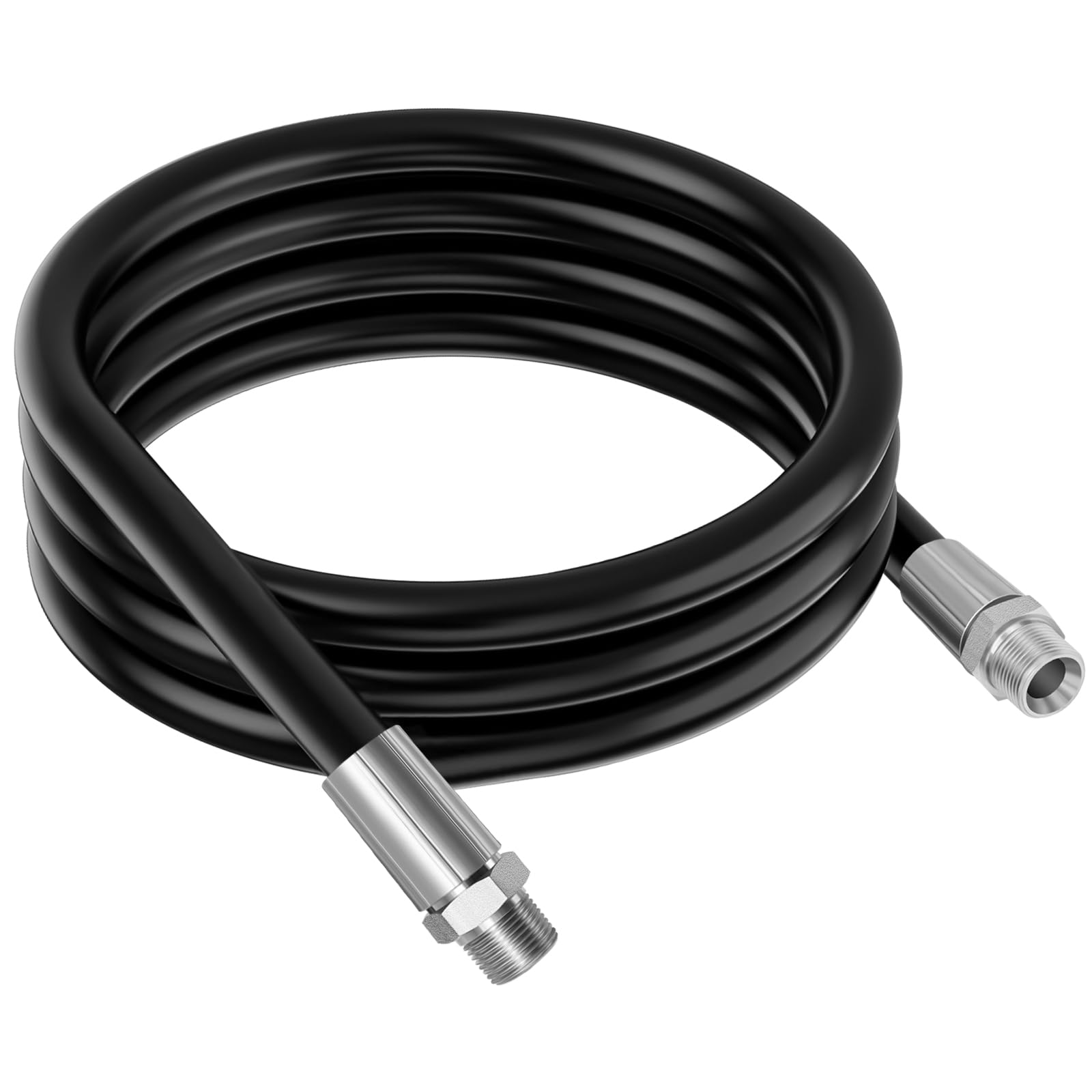 3/4Inch Npt Fuel Transfer Hose, 10 Feet Diesel Fuel Transfer Pump Tank Tube Hose For Gasoline, Biodiesel, Diesel, Kerosene