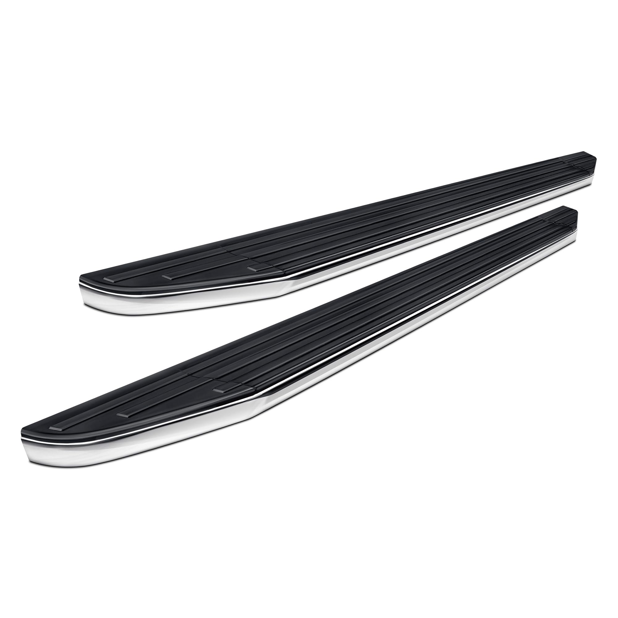 Black Horse Off Road Premium Running Boards Black Compatible With 09-10 Dodge Ram 1500|11-18 Ram 1500|2019 Ram 1500 Classic|2010 Dodge Ram 2500/3500|11-23 Ram (Excl.Chassis Cab Diesel Models)-Pr-R176