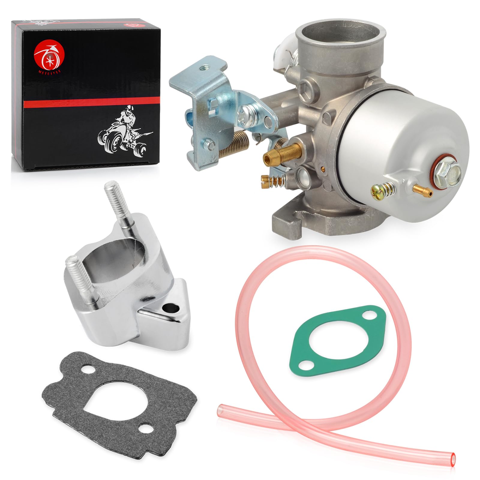 MOTO1988 Carburetor & Aluminum Intake Manifold Boot W/Gasket for YAMAHA Golf Cart G2 G8 G9 G11 (85-95)