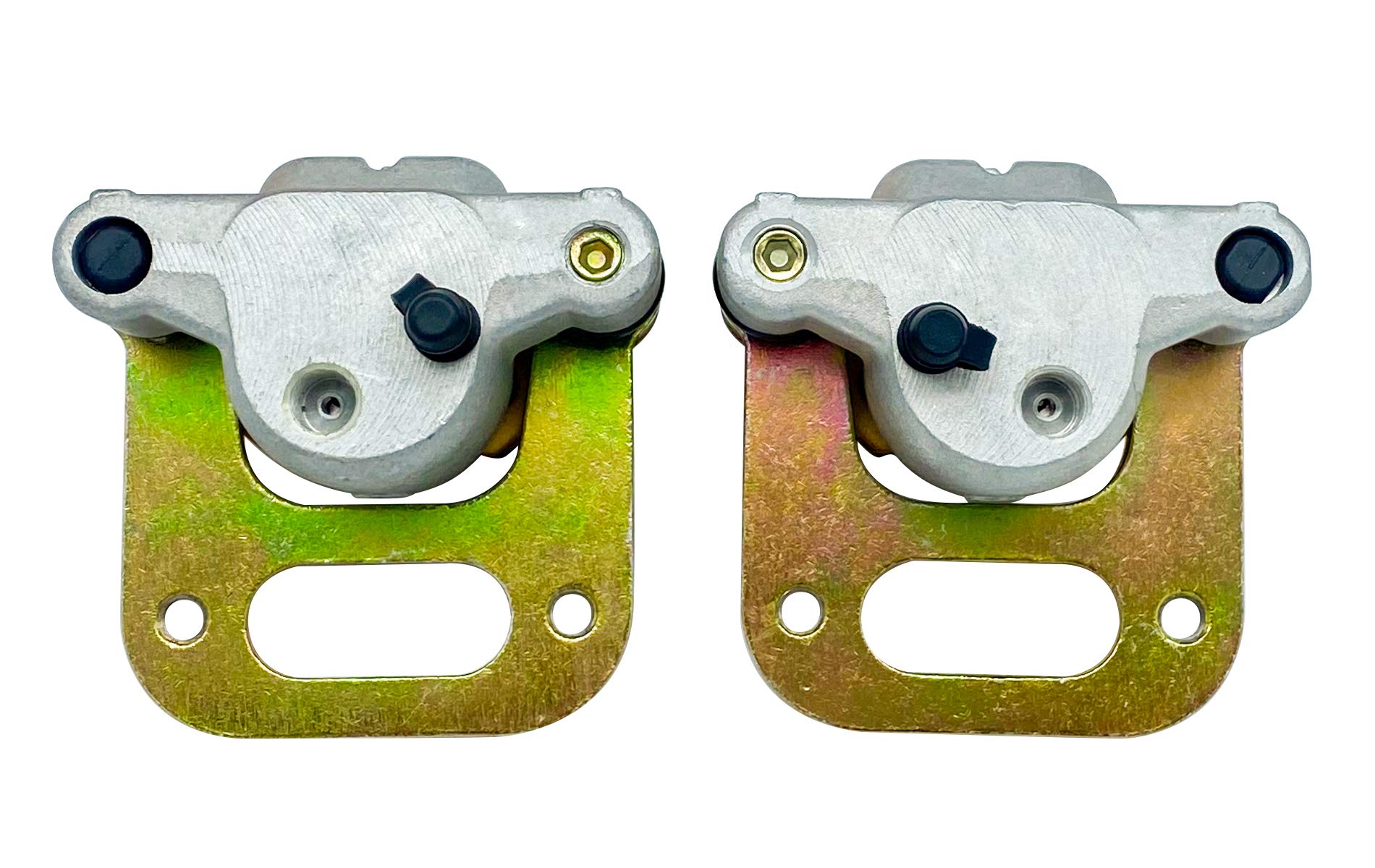 M Mati Front Left Right Brake Caliper Assembly For Polaris Atv Big Boss 350L/400L/500 6X6 Magnum 425 4X4 Sportsman 400 500 Trail Boss 350L 4X4 Xplorer 400 With Pads