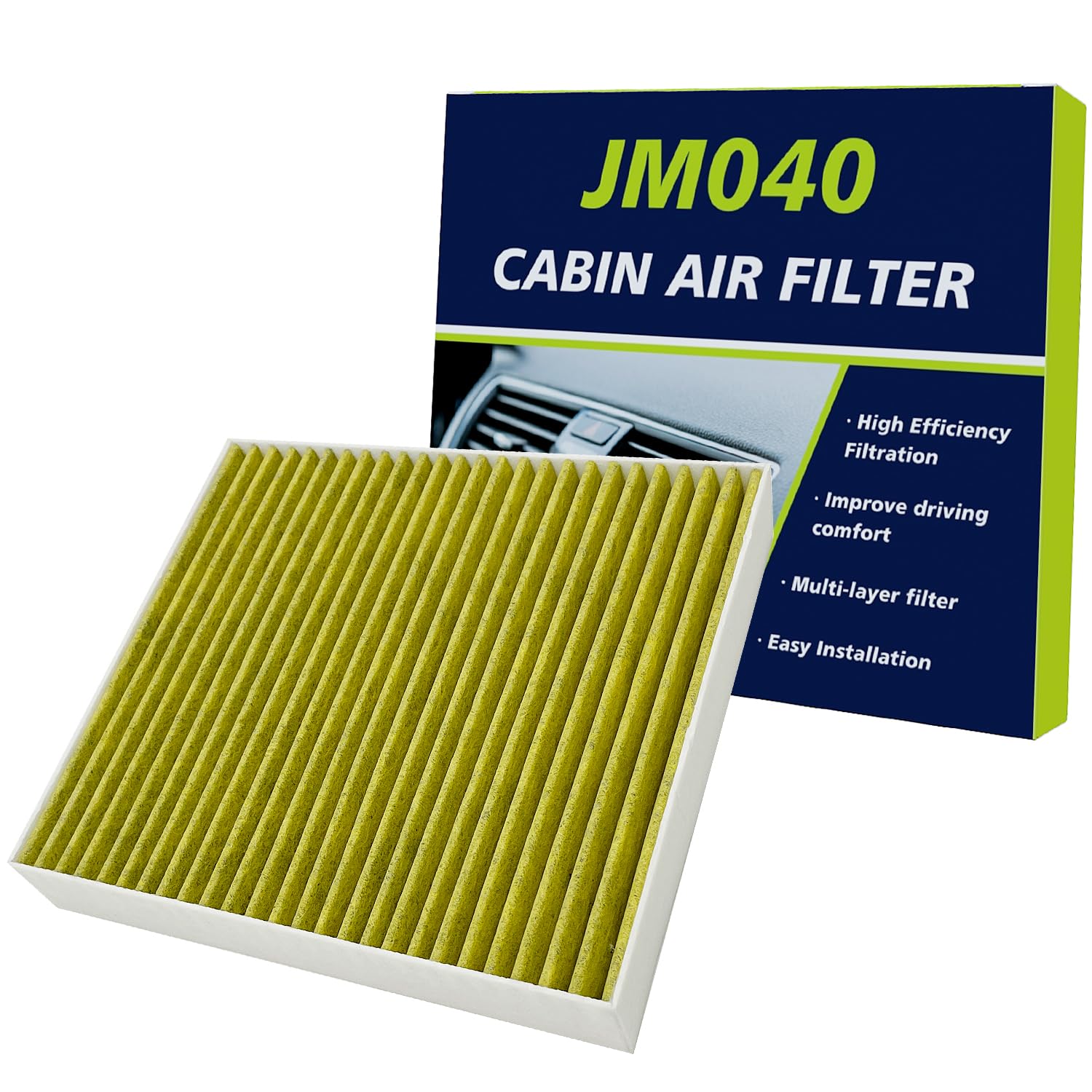 Capume Cabin Air Filter Fits For Nx250, Nx350, Es350, Ux200,Rx350, Rx350L, Rx450H, Prius Prime, Venza, Avalon, Camry, Rav4, Sienna, Corolla, Highlander 2020 2021 2022 2023 2024 Wp10322, 87139-0E040