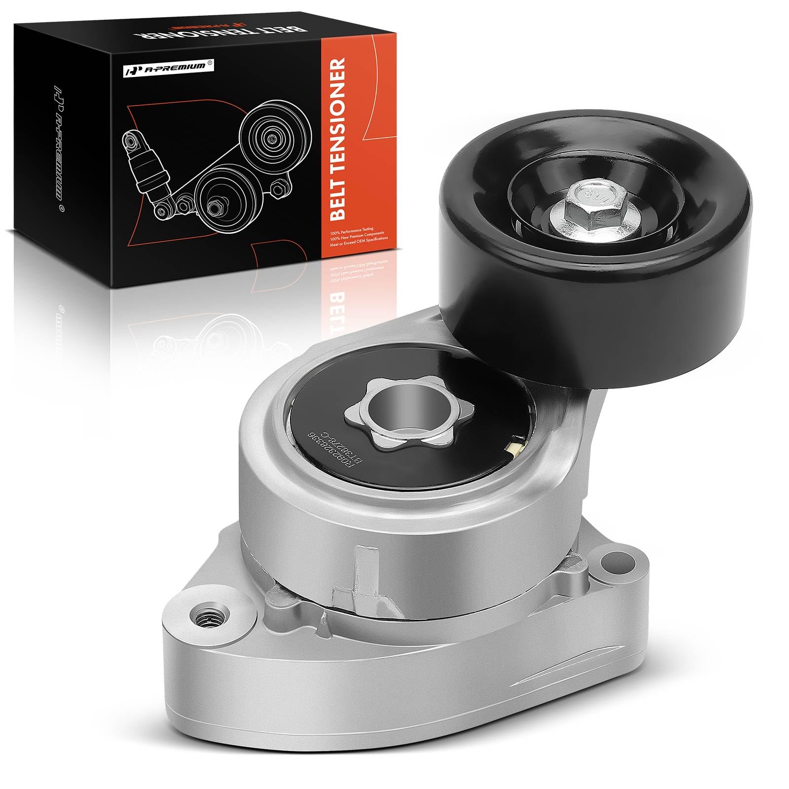 A-Premium Belt Tensioner Assembly With Pulley Compatible With Honda Accord 2003-2007, Civic 2006-2015, Cr-V, Element & Acura Tsx, Csx, Rdx, Ilx, Replace# 31170Raaa01, 31170Pna023