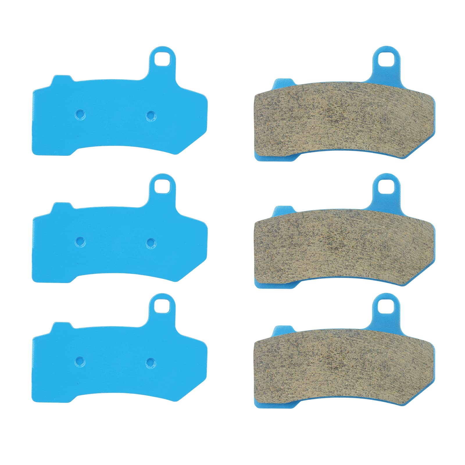 Youxmoto Ceramic Brake Pads 2008-2022 Fit For Harley Road King/Electra Glide/Street Glide, Front And Rear Brake Pads, Fit For Harley Classic Electra Glide/Road Glide/Electra Glide Ultra