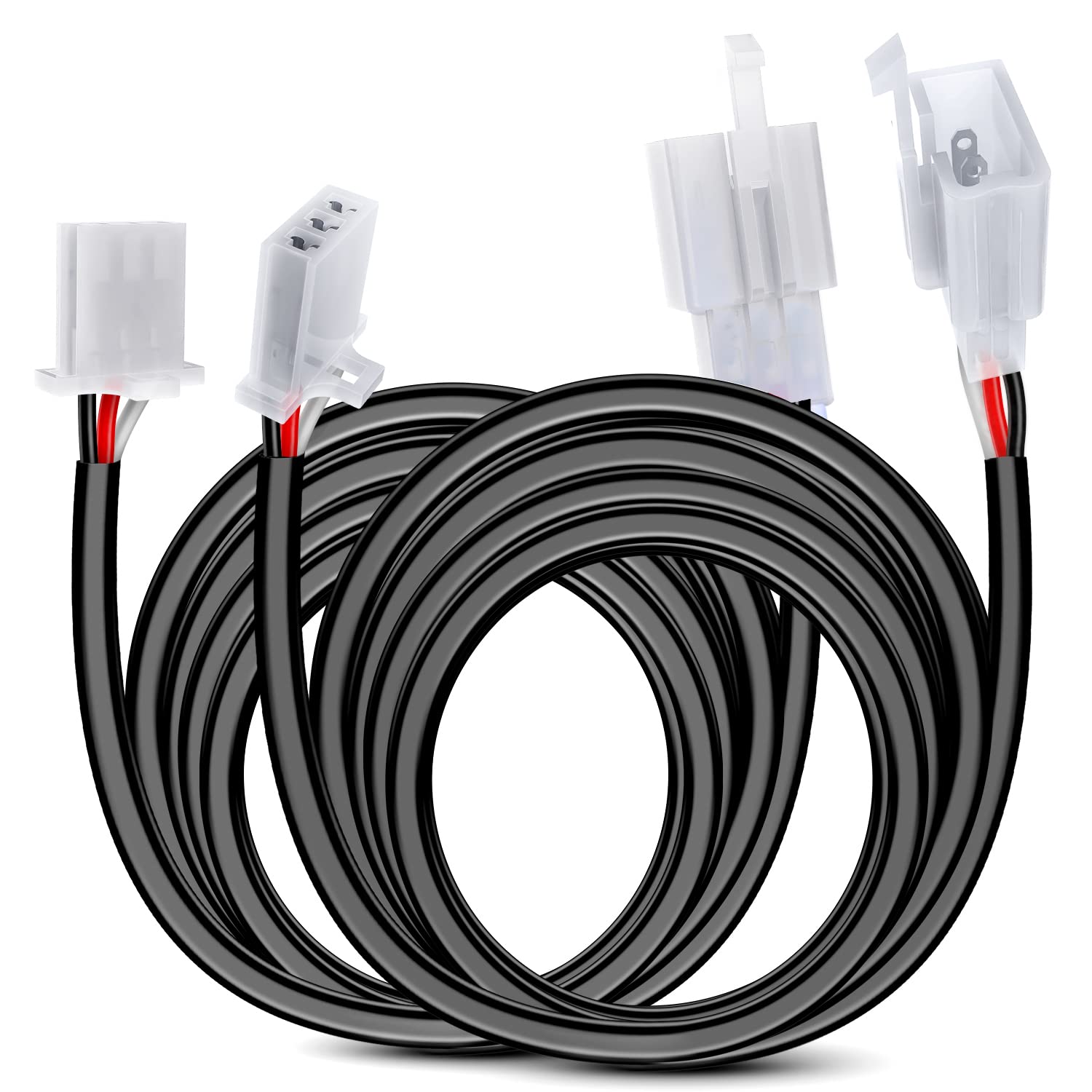 Nilight 2Pcs Plug And Play 22Awg 5Feet Wiring Harness Switch Extension Kit For Off Road Led Work Light Bar