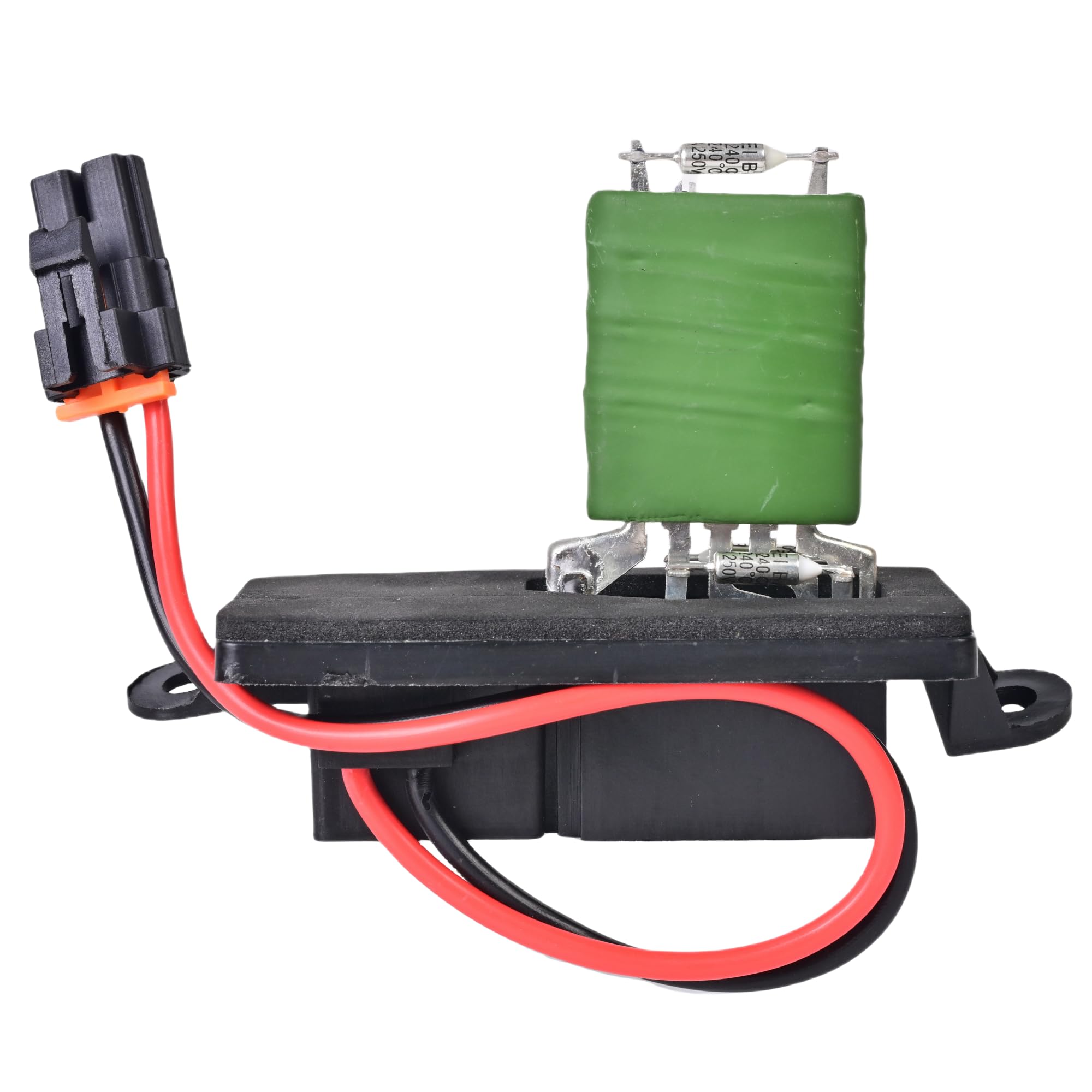 Hvac Blower Motor Resistor Compatible With 1999-2006 Chevy Silverado Gmc Sierra 1500 2500 3500 2000-2002 Yukon Xl Blower Motor Fan Resistor Replaces# 89019089 (One Hole Mounting Flange On Each Side)