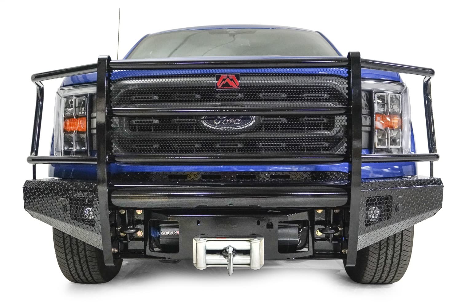 Fab Fours Blkstl Fbmp 2021 F150 Wgrd