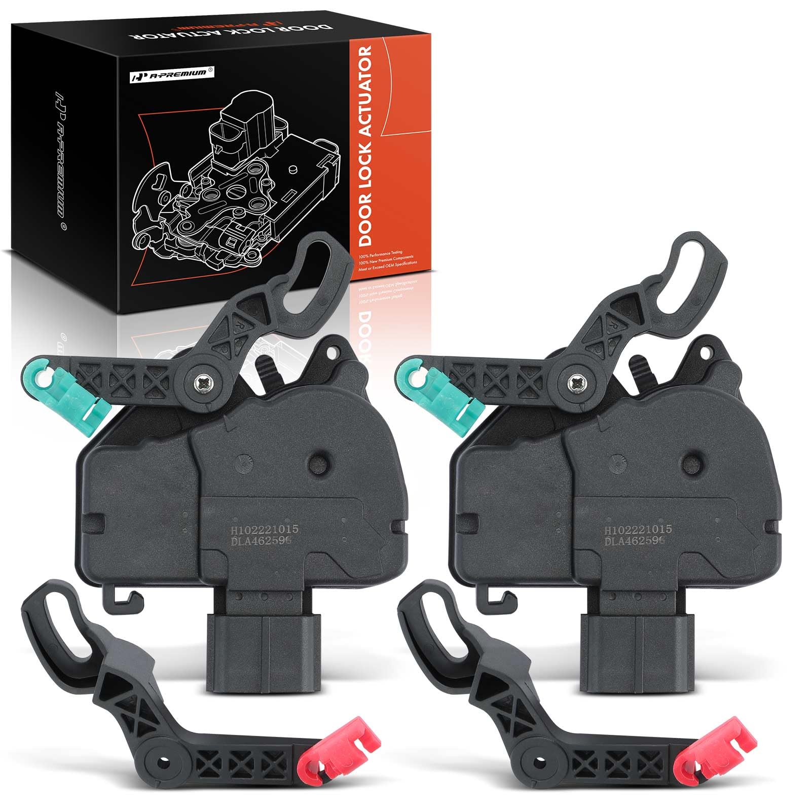 A-Premium Left & Right Sliding Door Lock Actuator Compatible With Chrysler Town & Country 2001-2016 & Dodge Caravan 2001-2007 Grand Caravan 2001-2019 & Ram C/V 2012-2015, # 746-259, 746259, 2-Pc Set