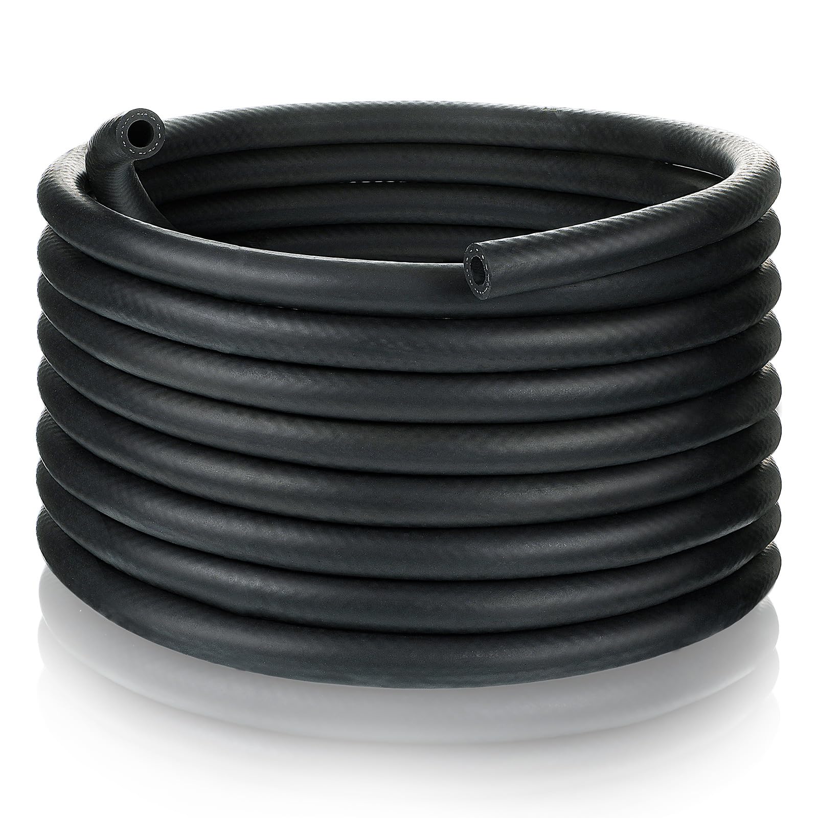 Pangda 20Ft Fuel Line Hose Nbr Rubber Hose Fuel Hose 300Psi Boat Fuel Line For Small Engine Fuel Systems (3/8 Inch)
