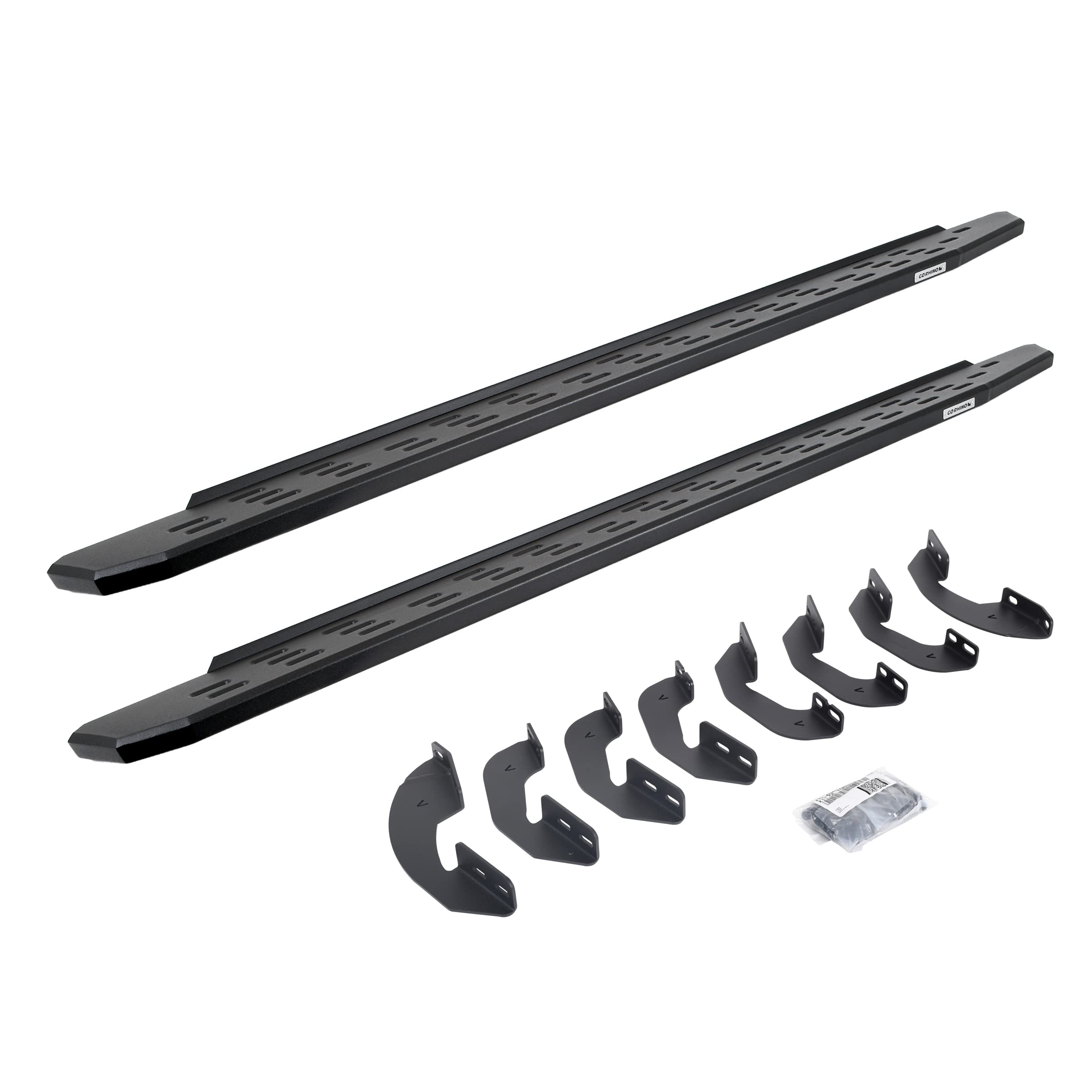 Go Rhino 69641687Pc Rb30 Running Boards With Mounting Bracket Kit - Crew Max Only For Toyota 07-21 Tundra (Crew Cab Pickup)