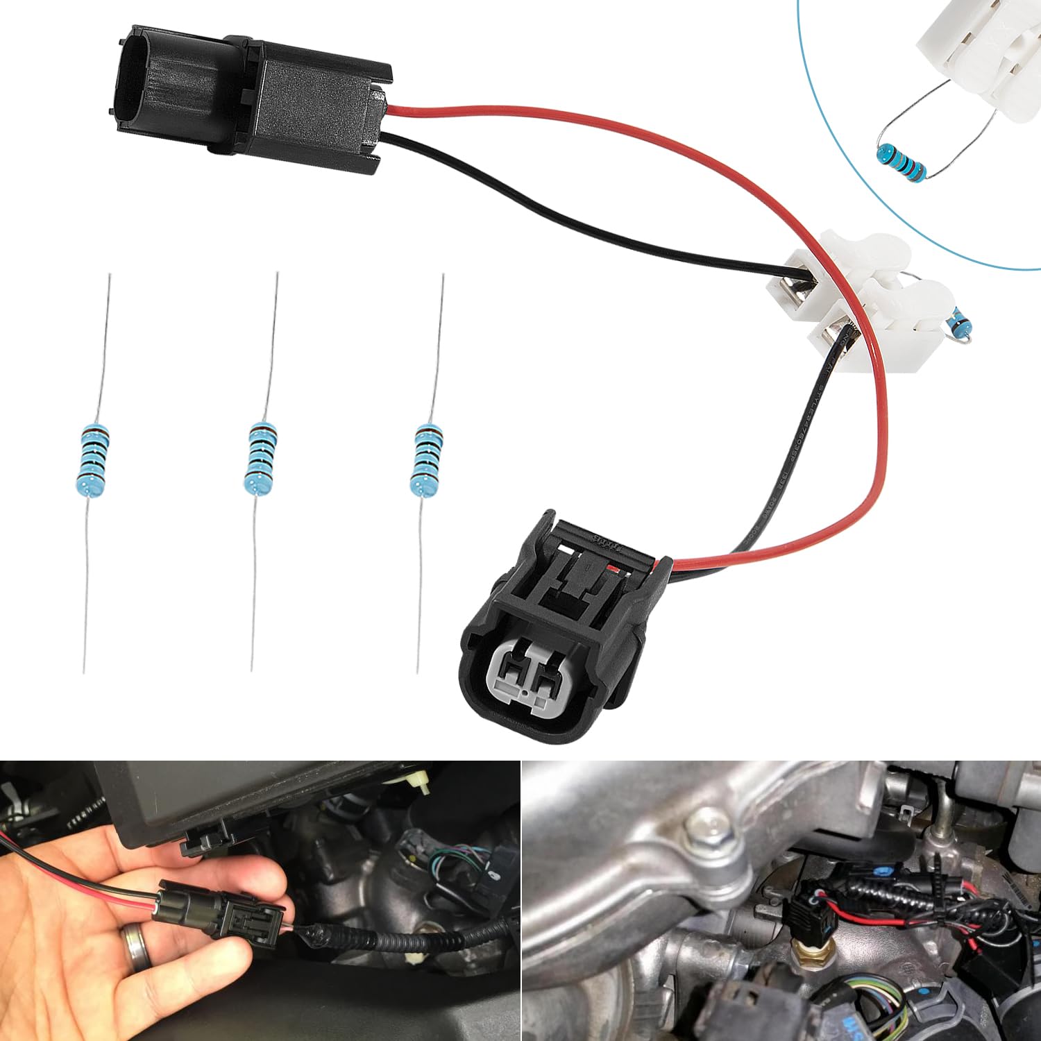 Hihitomorrow VCM Muzzler Harness Disable Kit for Honda Acura 3.5L V6 Engine - Fits Pilot, Accord, Ridgeline, Odyssey