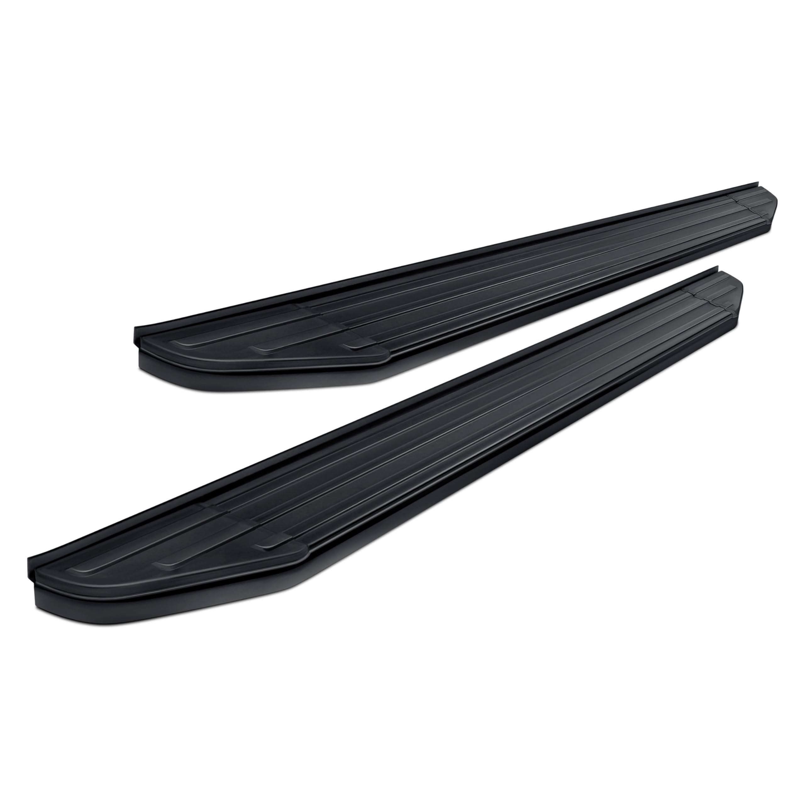 Black Horse Peerless Running Boards Black Compatible With 2021-2024 Nissan Rogue-Pr-N169Bk