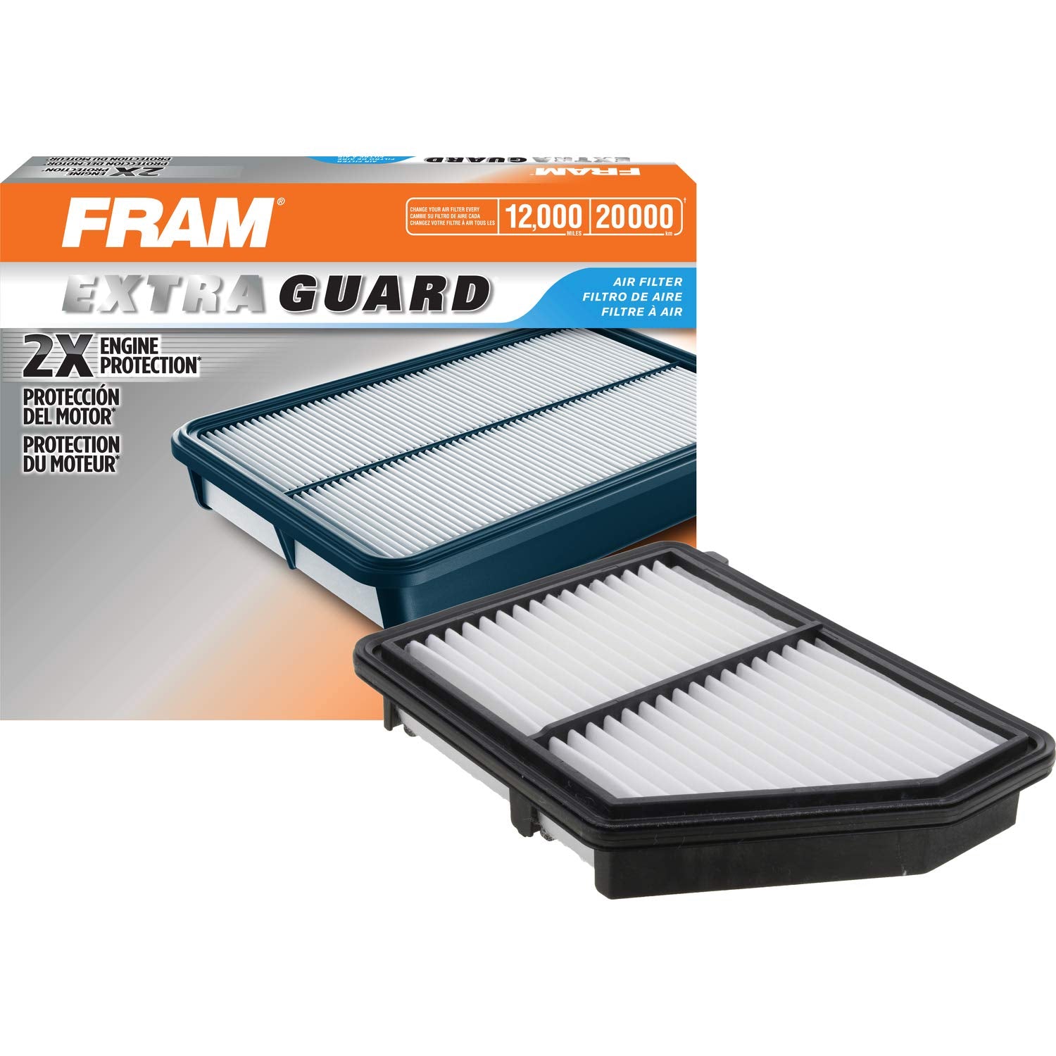 Fram Extra Guard Engine Air Filter Replacement, Easy Install W/Advanced Engine Protection And Optimal Performance, Ca12051 For Select Honda Vehicles