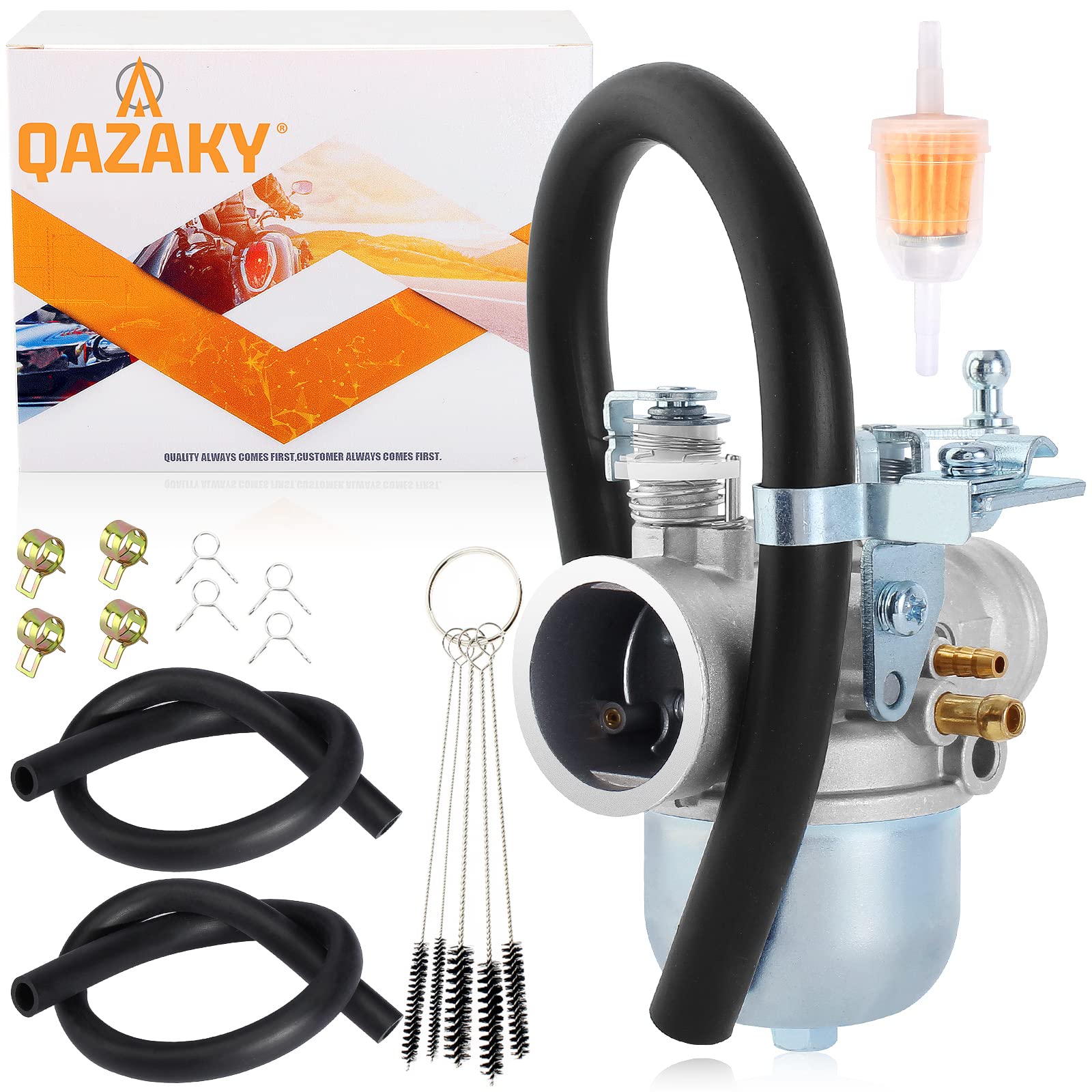 Qazaky Carburetor Compatible With Yamaha G1 Golf Cart Gas 2-Cycle Engine J24-14101-01 J24-14101-00 Carb 1989 1988 1987 1986 1985 1984 1983 1982 1981 1979