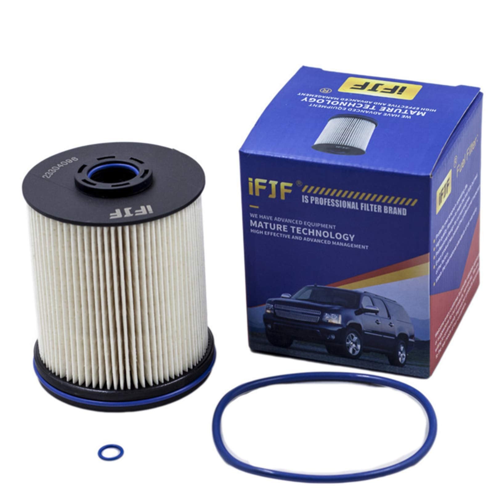 Ifjf Tp1015 Fuel Filter 5 Micron Replacement For 2021-2022 Cadillac 3.0L L5P Duramax 2017-2022 Chevy Silverado/Gmc 6.6L Sierra 2500Hd 3500Hd 2021 4500Hd 5500Hd 6500Hd Replace 22937279