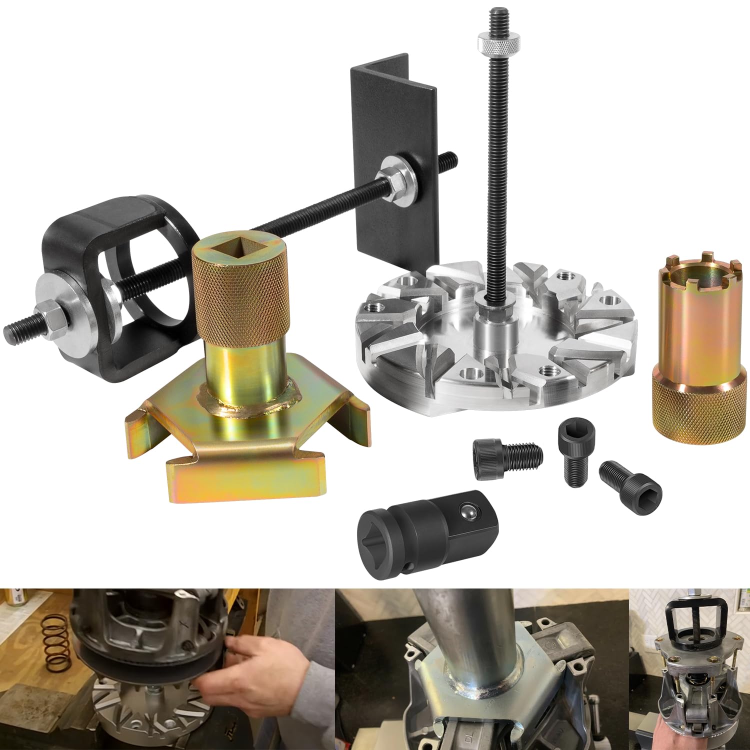 Complete Primary Clutch & Secondary Service Tools Kit Fit For All Years Polaris Rzr 1000, Ranger 900/1000, Polaris General 1000, & 2016-2021 Rzr Turbo