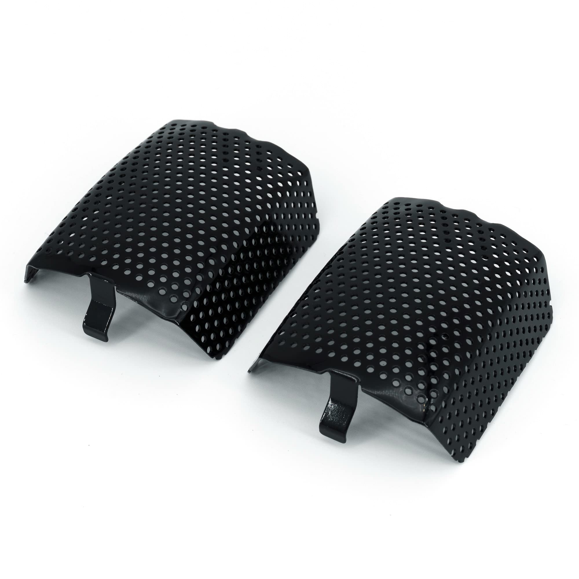 Americruise Motorcycle 1 Pair Black Front Caliper Brake Screen Inserted Covers Caliper Guards For Harley Touring, Road King, Electra Street Glide Flht, Flhx & V-Road Models.