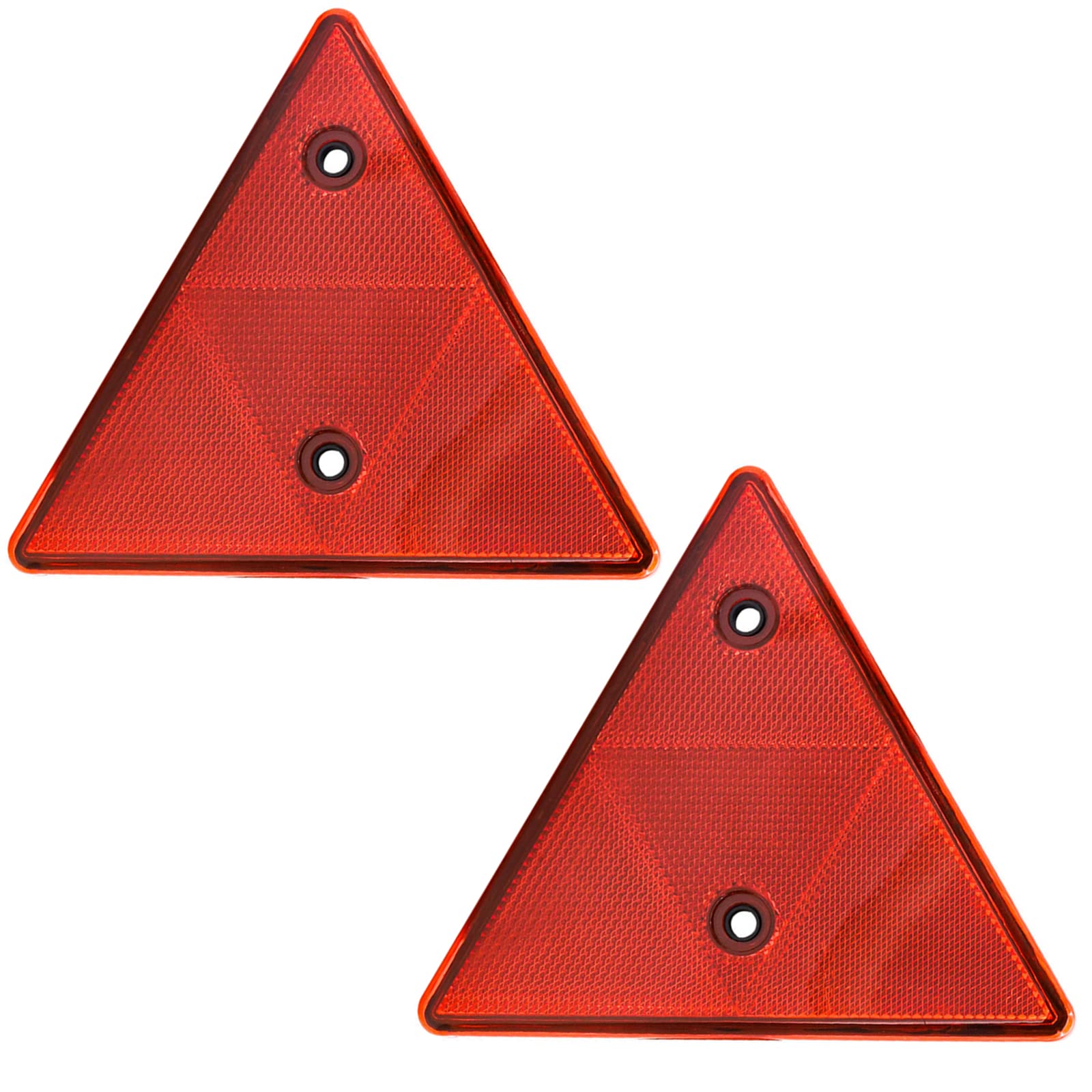 Warning Safety Reflector, Triangle Reflective Warning Road Safety Board Kit For Trailer Caravan Car Bus Truck, Pack Of 2