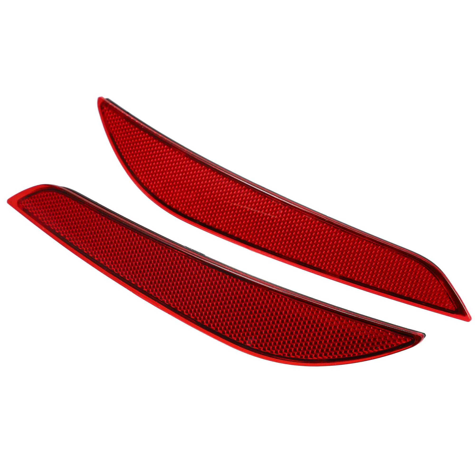 A Absopro Rear Bumper Reflector Light 84037296 84037297 For Chevrolet Cruze 2016-2019 Left Right Side Red 1 Pair