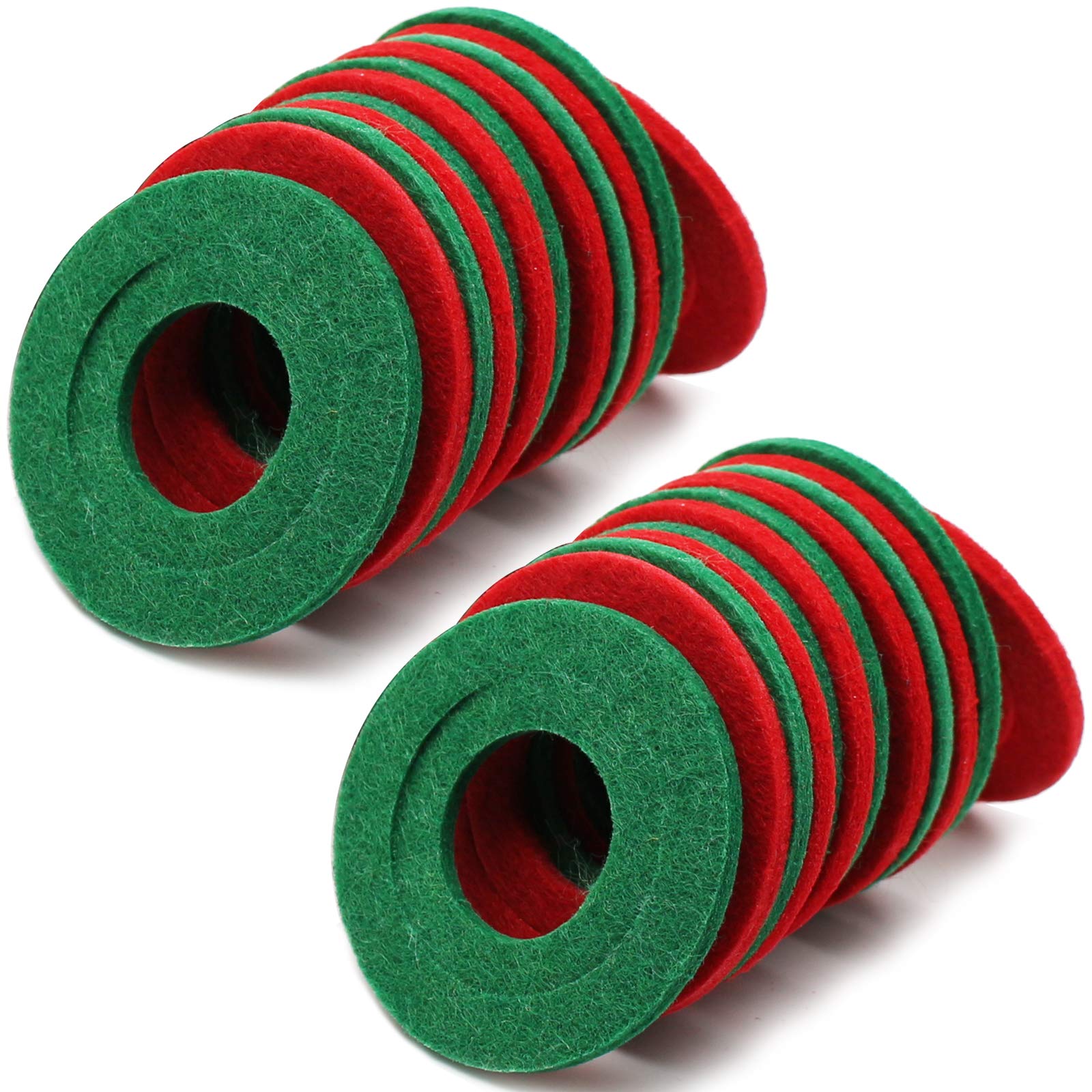 Tkdmr Battery Terminal Anti Corrosion Washers Fiber - Battery Washers Battery Terminal Protector Car Battery Corrosion Prevention Shim (24, Red)