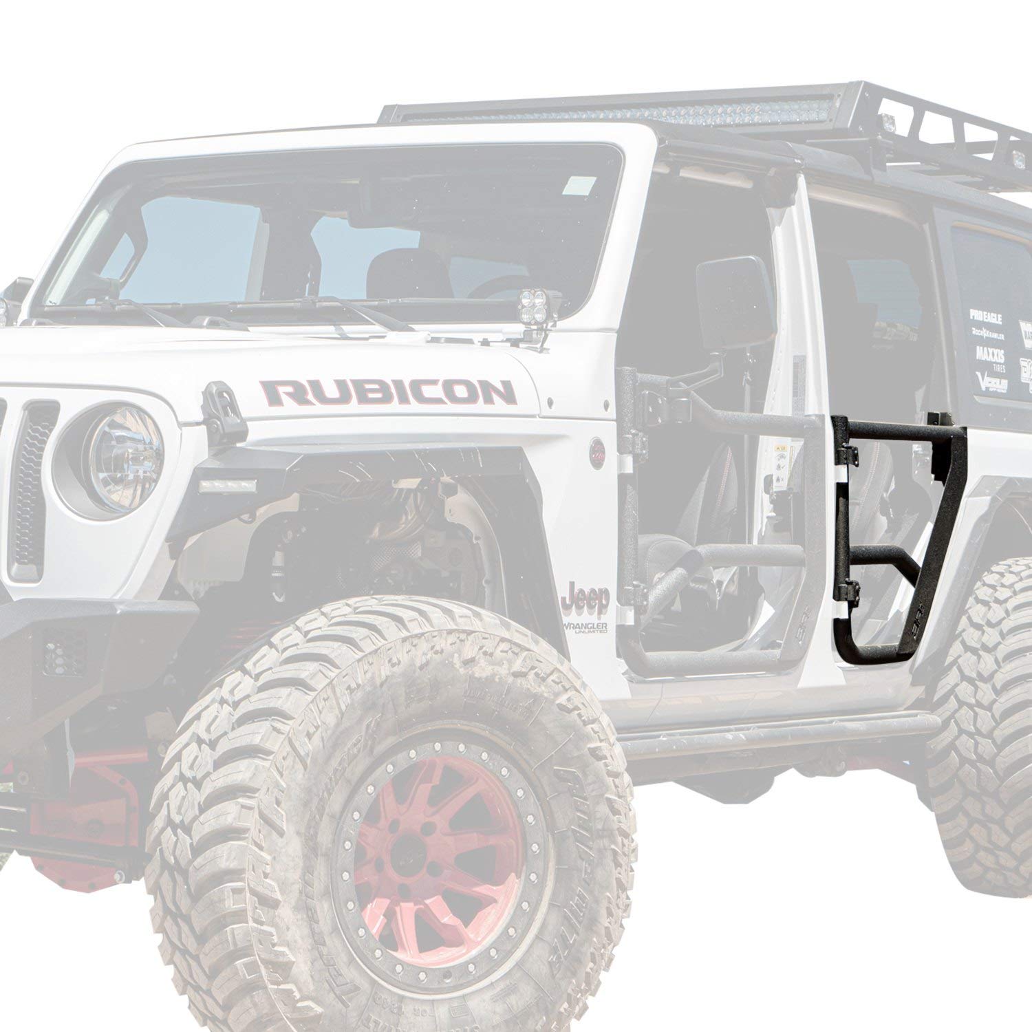 Body Armor Jk-6155 2007-2018 Wrangler Jk Tube Doors Rear, Pair