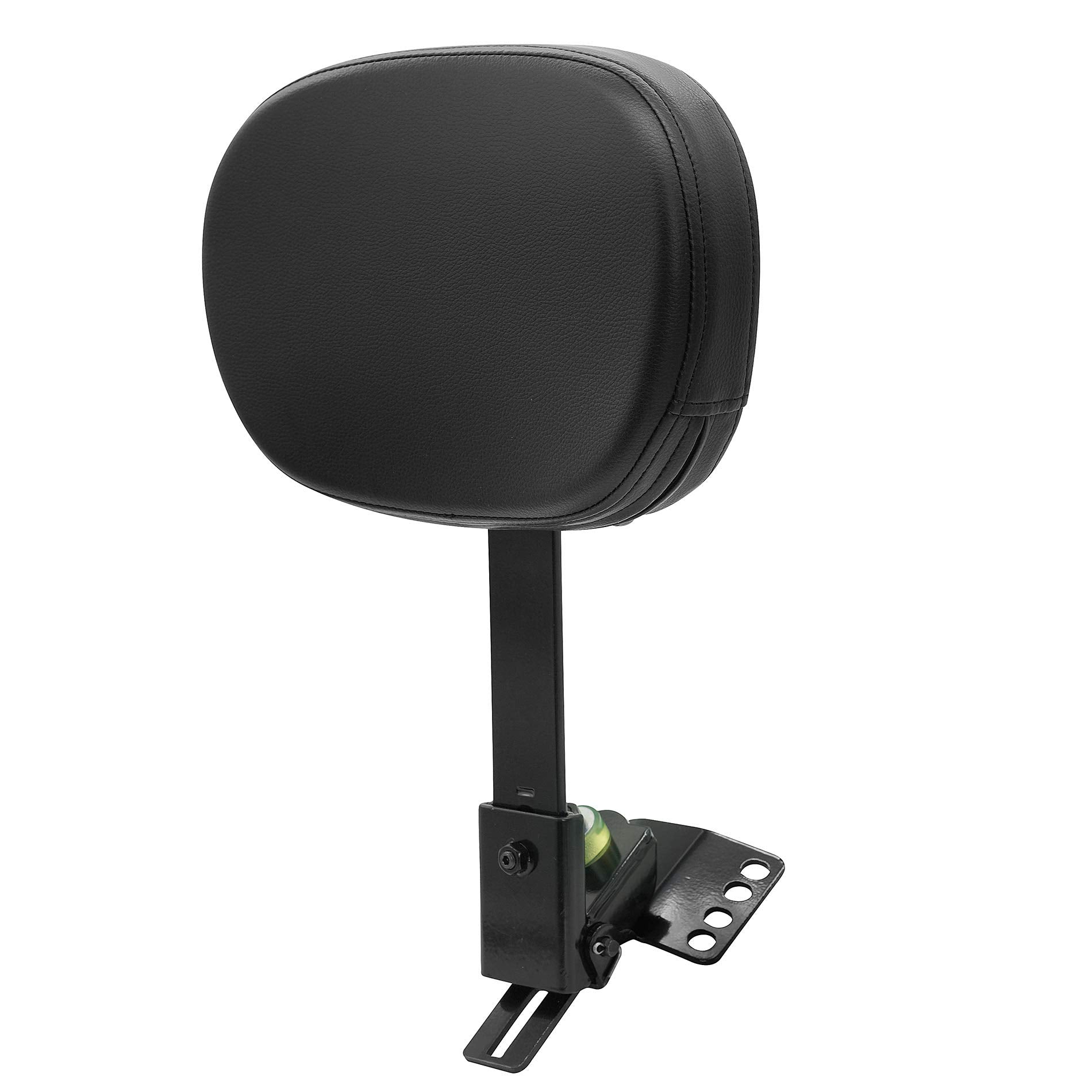 Adjustable Plug-In Driver Rider Backrest Custom Kit For Harley Electra Glides 1997-2023 Made Fit For Touring Models Road King Street Glide (Gloss Black)