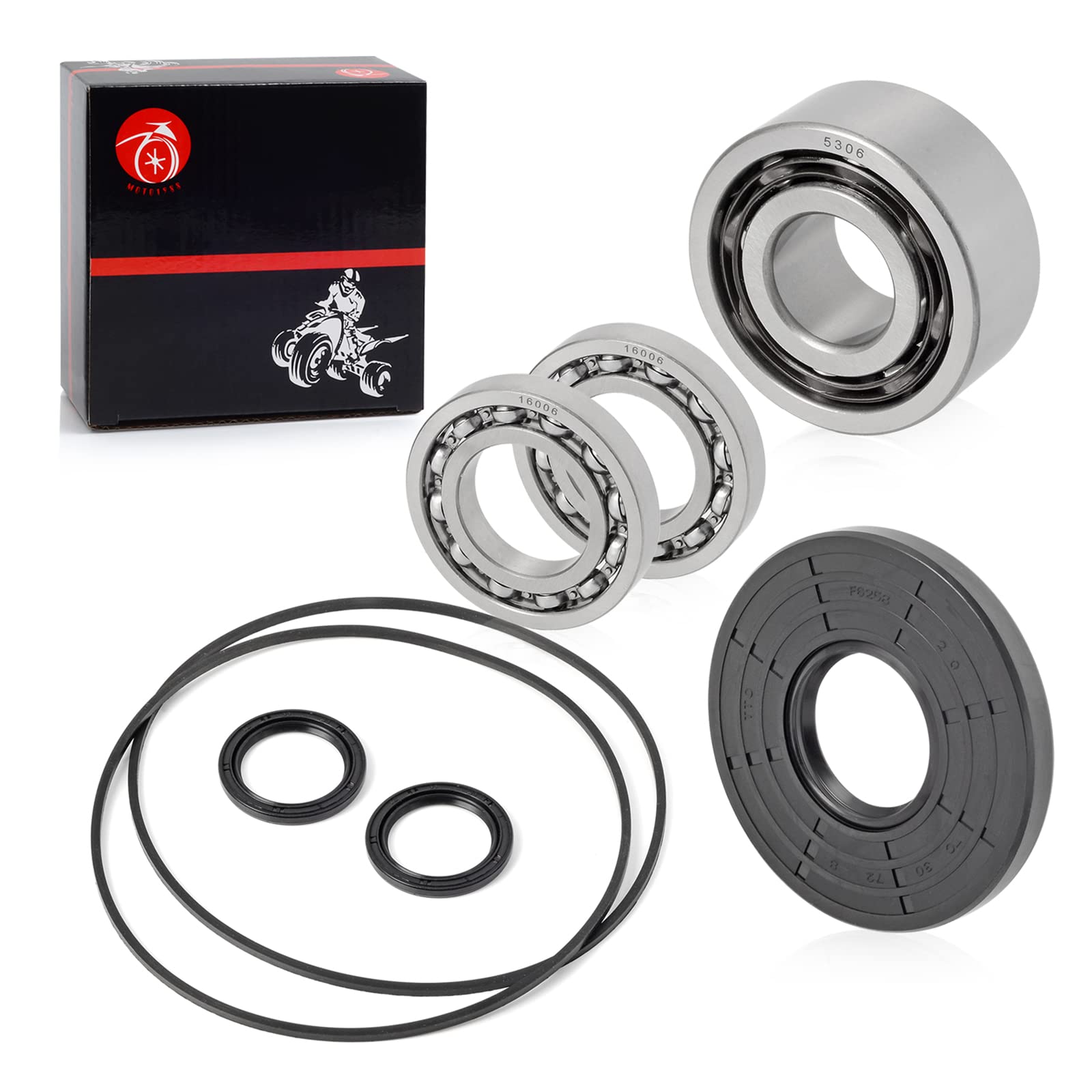 Front Differential Bearing & Seal Kit For Polaris Rzr 800 900 1000 S 4 Xp Rzr 570 Efi 2011-2016 3235171 3235174