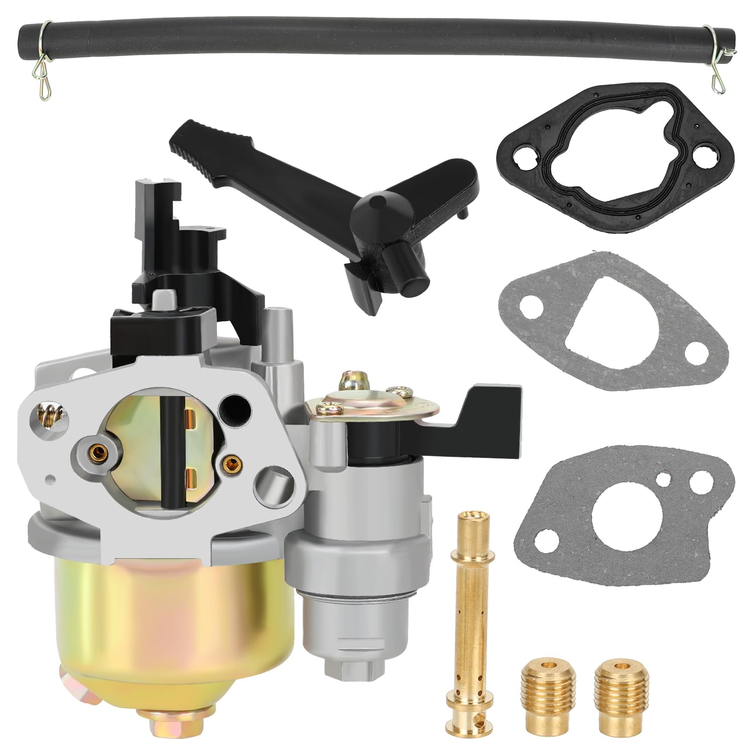 Yoxufa 212Cc Carburetor Main Jet Kit For Coleman Ct200U Ct200U-Ex Bt200X Kt196 Predator 212Cc 224Cc 196Cc Baja Warrior Mb200 Mini Bike Gx160 6.5Hp Trailmaster Xrx Go Kart Powersports Parts