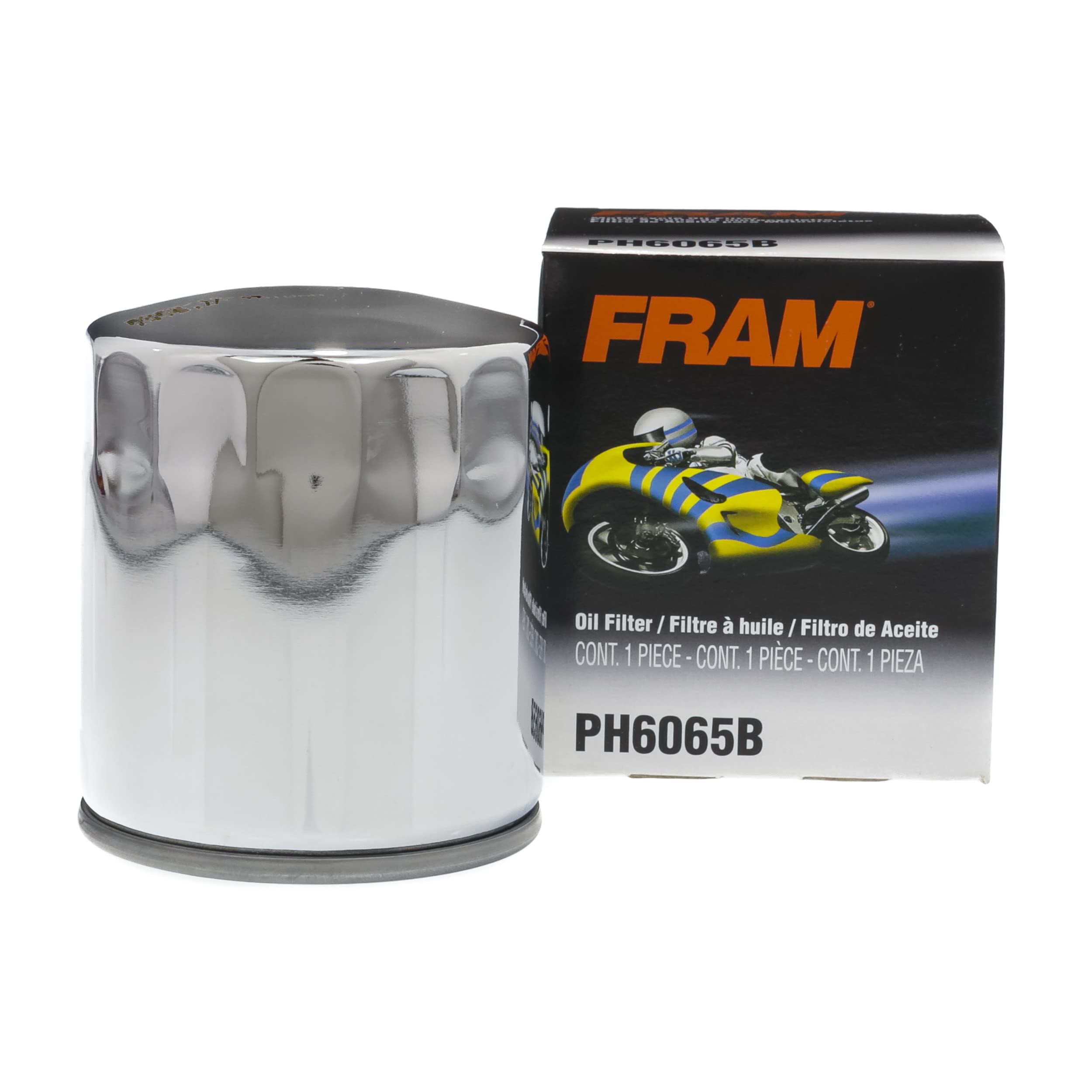 Fram Extra Guard Ph6065B Replacement Oil Filter, Fits Select Harley Davidson Motorcycles
