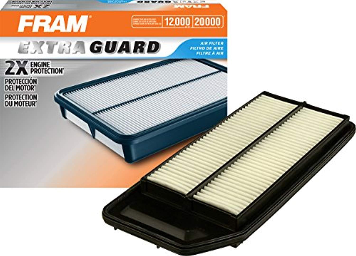 Fram Extra Guard Ca9564 Replacement Engine Air Filter For Select Acura Tsx And Honda Accord (2.4L) Models, Provides Up To 12 Months Or 12,000 Miles Filter Protection