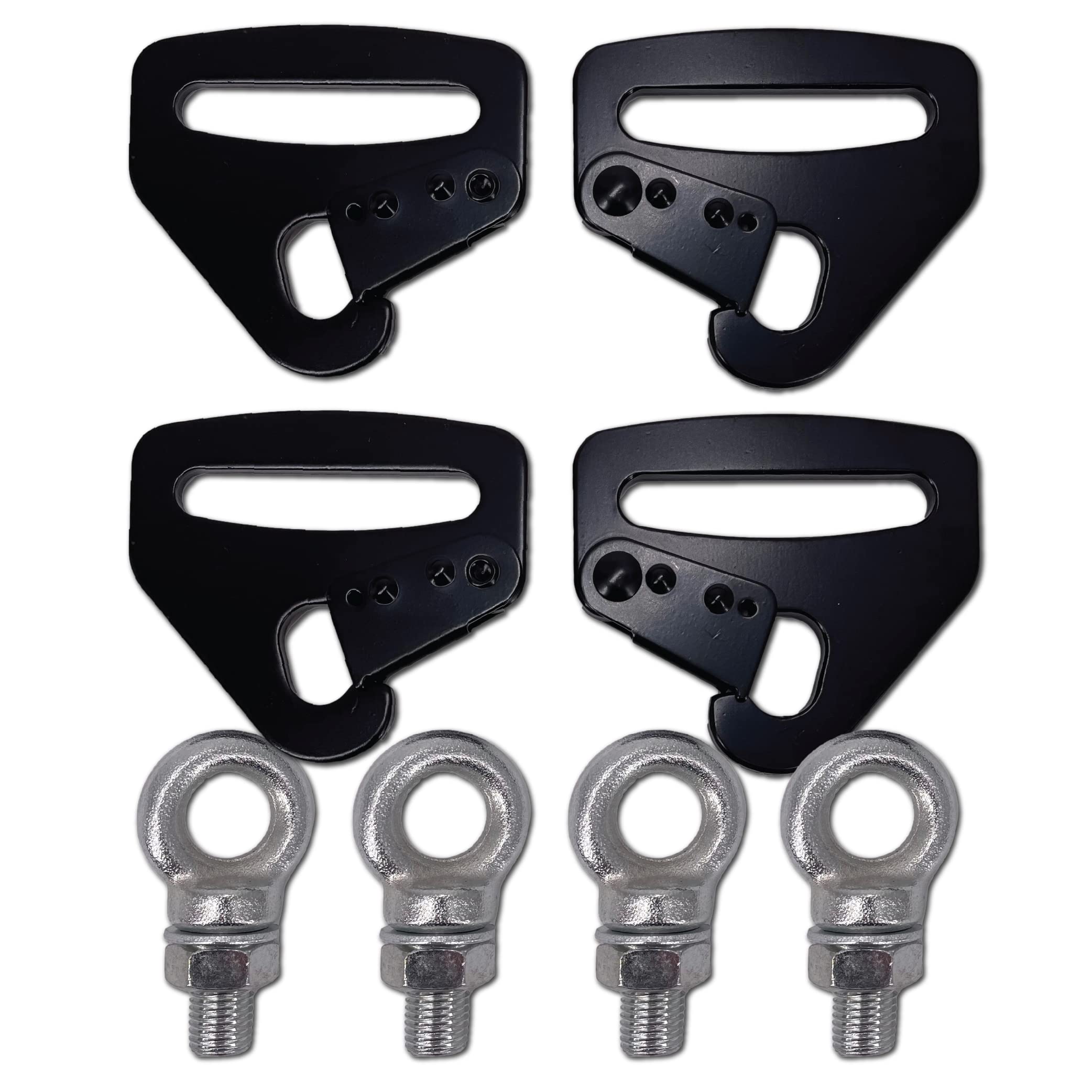 Aces Racing Quick Release Mount for 2 Inch Harness - 4 Point & 5 Point, Black, Durable Design for Safety and Performance