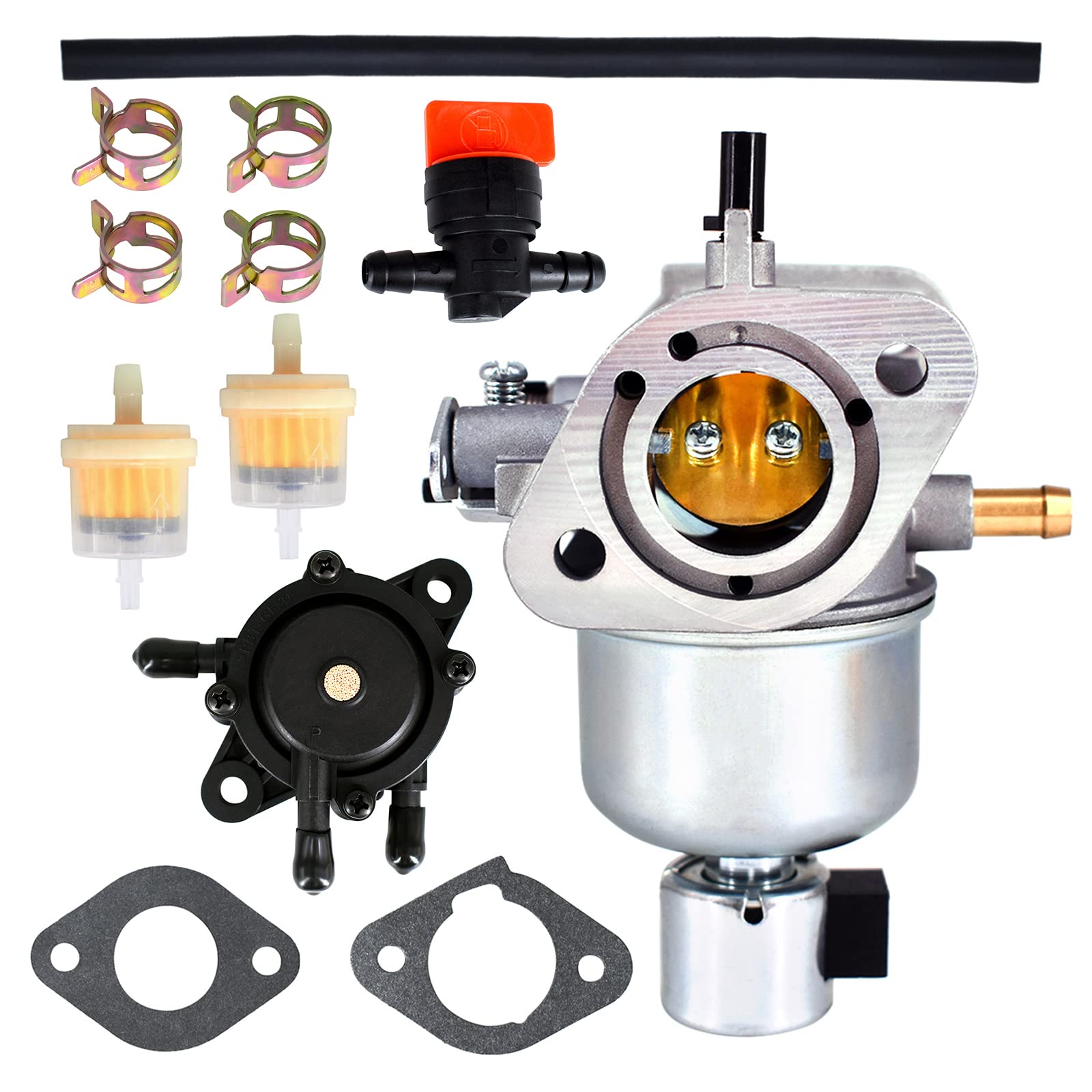 15004-0818 Carburetor Fuel Pump Kit Fits For Kawasaki Specific Fs541V Fr600V Fs600V Engine For John Deere X300 X300R Replace 15004-0822 15004-7060 15004-7053 15003-7081
