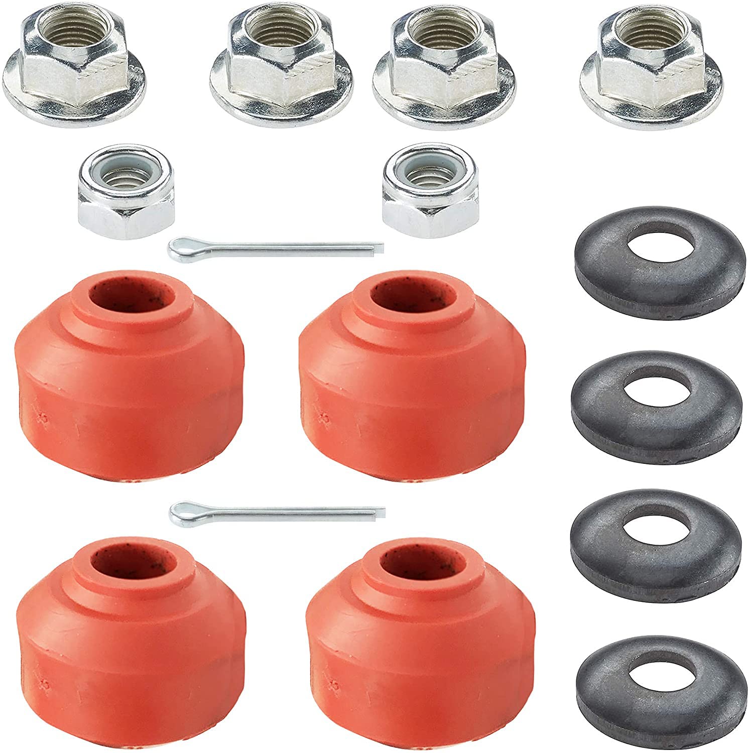Complete Passenger/Driver Side Front Suspension Stabilizer Sway Bar End Link Bushing Repair Kit For Various Ram Years/Models 1994-2018, K7300