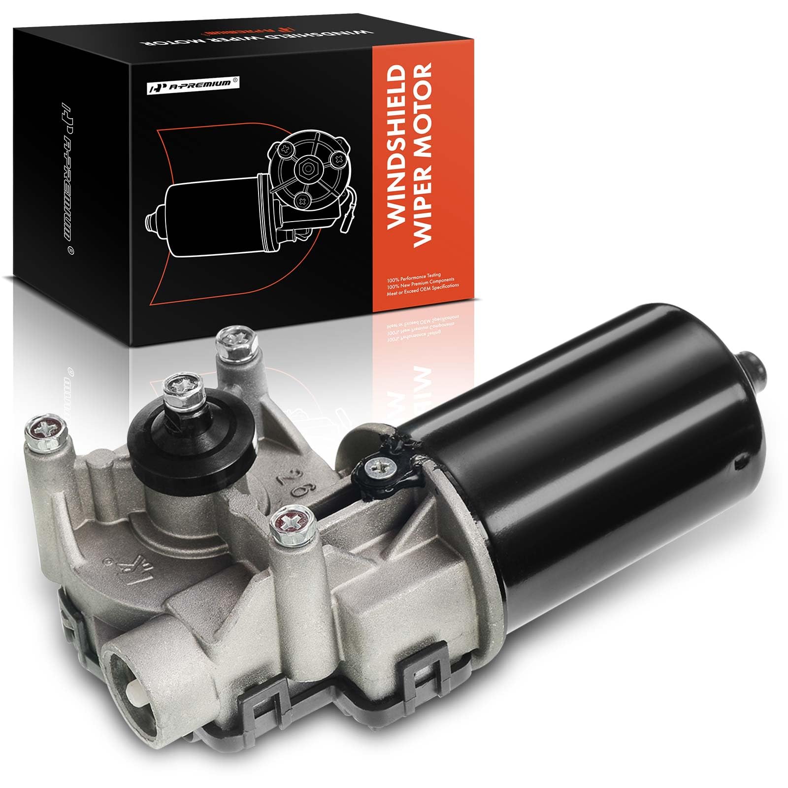 A-Premium Front Windshield Wiper Motor Without Washer Pump Compatible With Ford, Lincoln, Mazda, Jaguar & Mercury Models - F-150, F-250, Explorer, Escape, Taurus, Navigator, Continental & More, 5-Pins