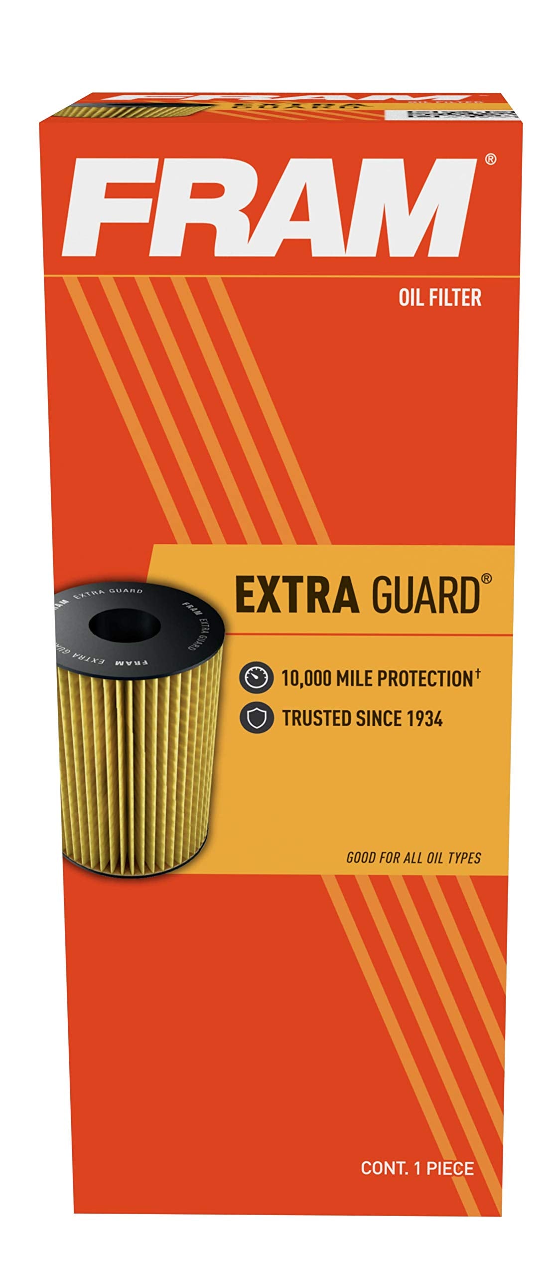 Fram Extra Guard Ch12364, 10K Mile Change Interval Oil Filter