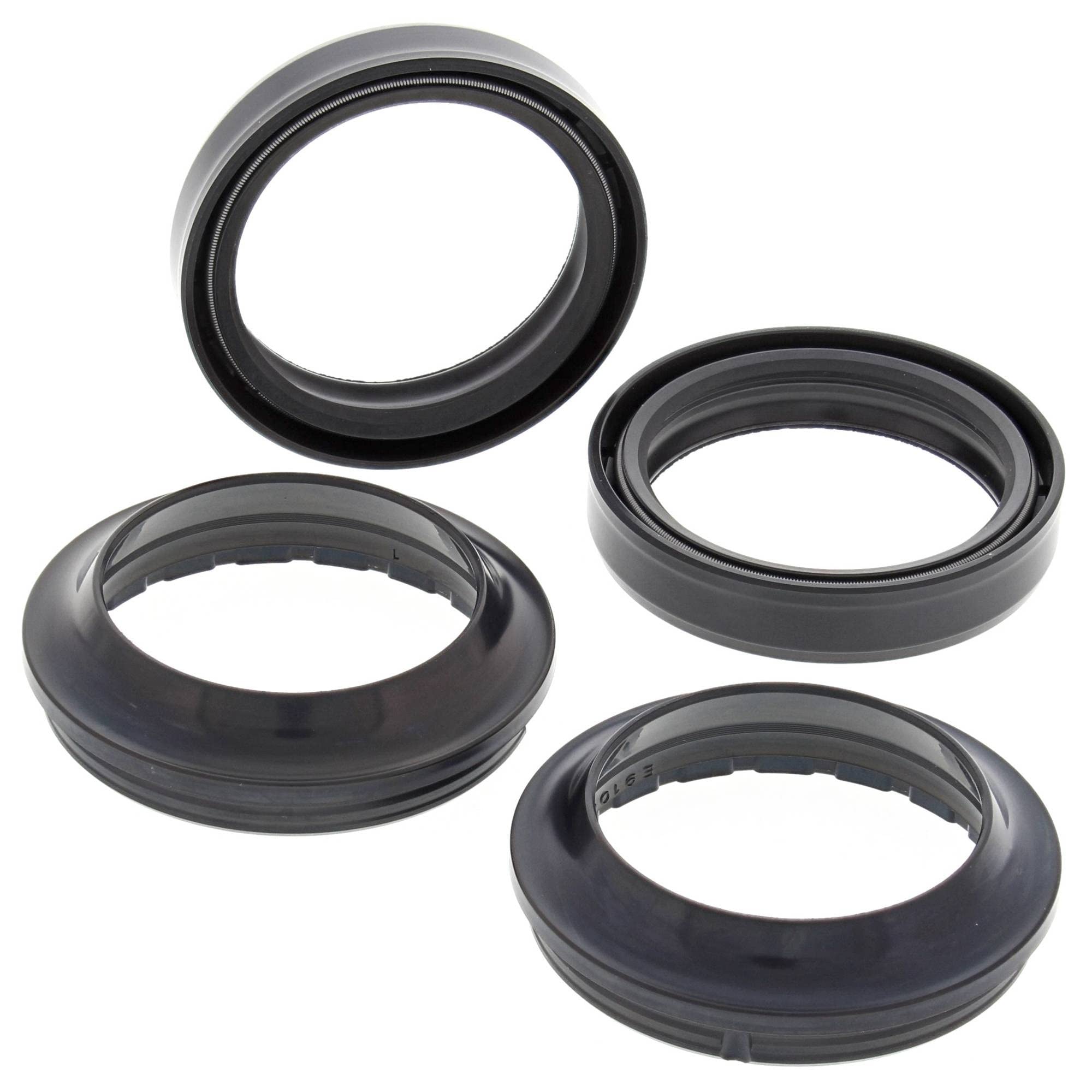 All Balls Racing 56-133-1 Fork And Dust Seal Kit Compatible With/Replacement For Honda Kawasaki Suzuki Yamaha