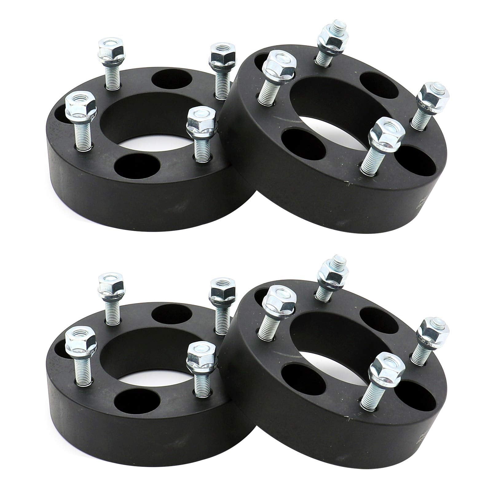 Hicks 4X110 Wheel Spacers 1.5' Thick Wheel Spacer Adapters 74Mm Hub Bore With 10X1.25 Studs, Set Of 4