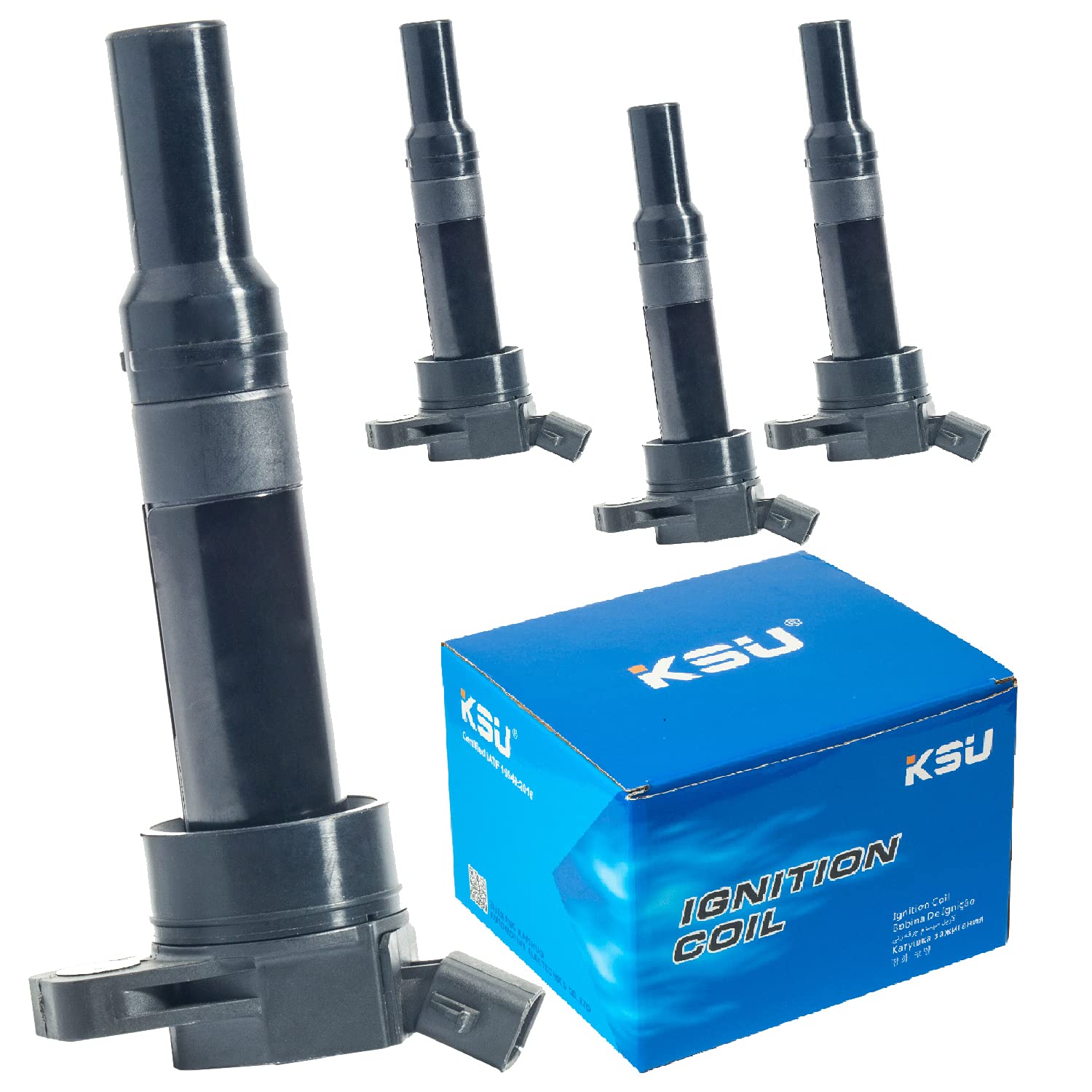Ignition Coil Pack For Kia Soul Forte Hyundai Tucson Elantra 2011-2016 (1.8L 2.0L Only) Replacement For Uf651 5C1861 C1804 1788511 273002E000(4 Pack)